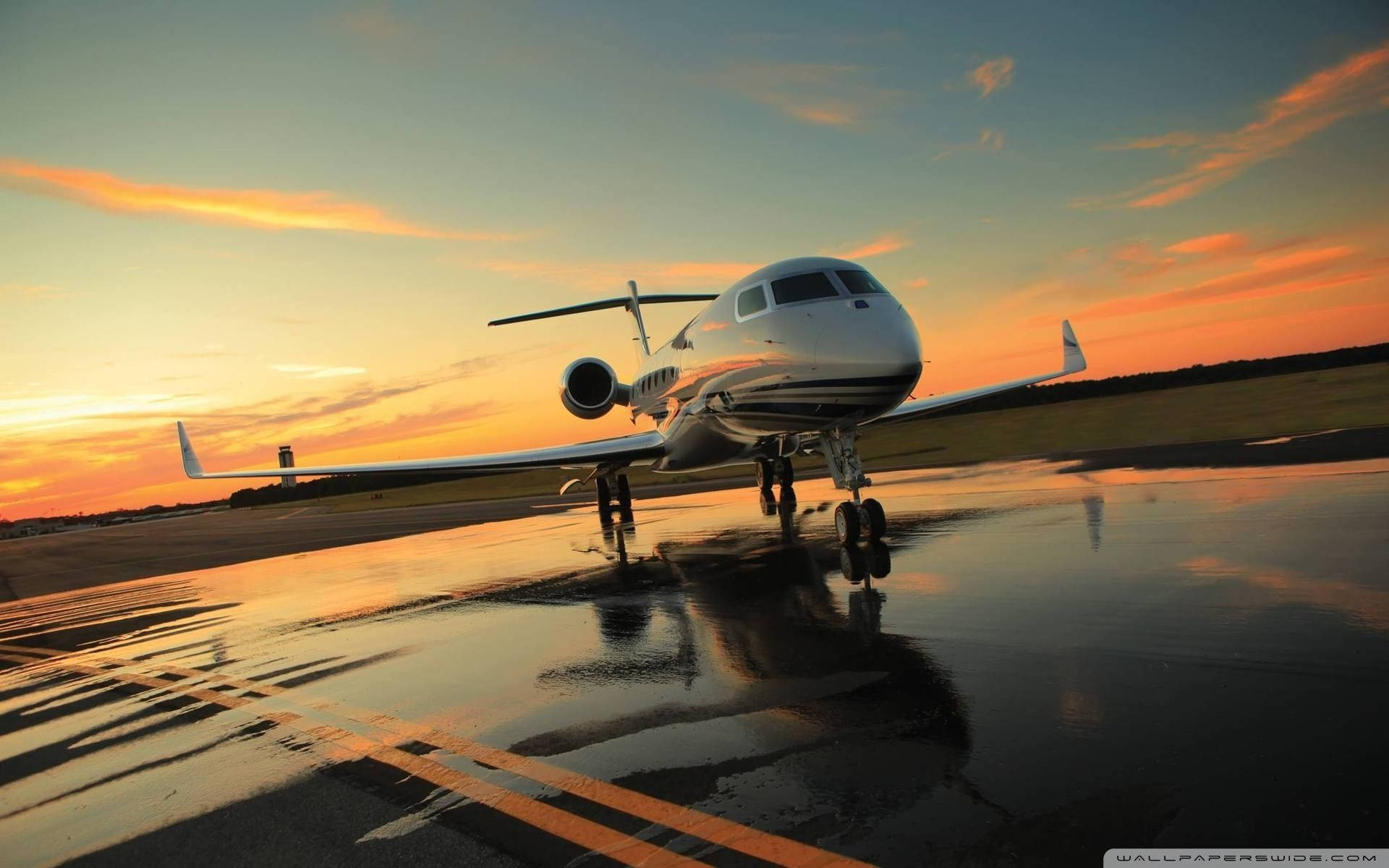 Private Luxury Jet Background