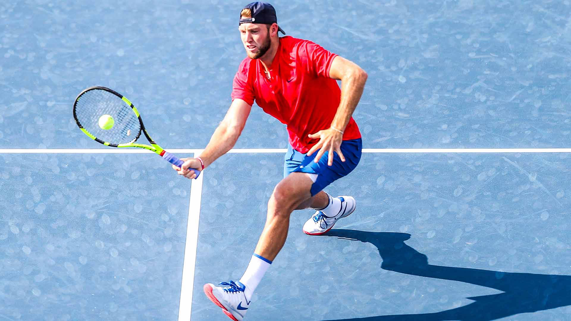 Pro American Tennis Player Jack Sock Background