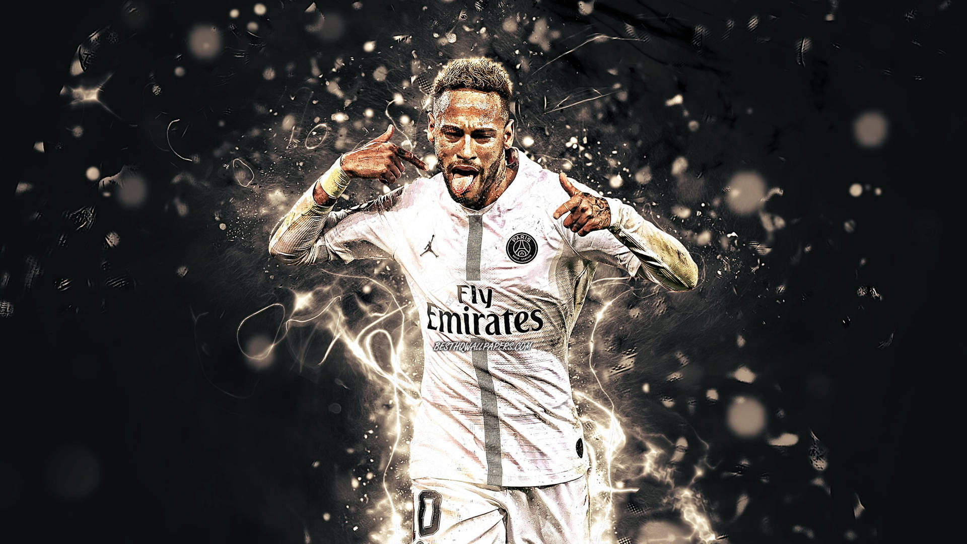 Pro Athlete Neymar 4k Edit Background