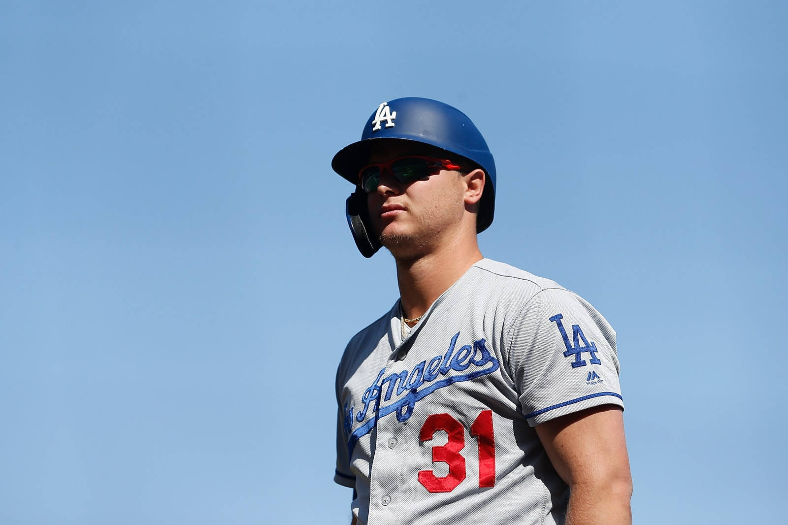 Pro-shot Of Joc Pederson Background