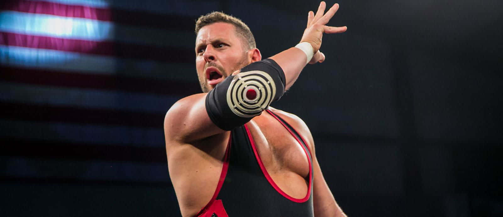 Pro Wrestler In Action Pose.jpg Background