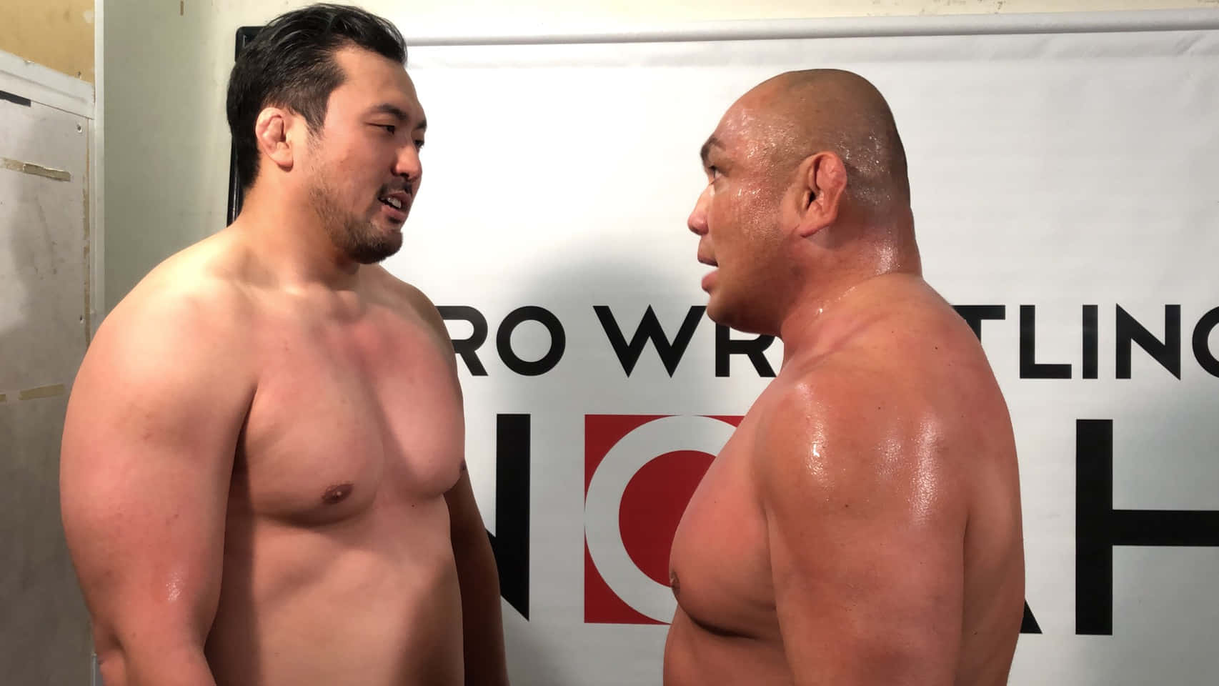 Pro Wrestling Faceoff N O A H Backstage Background