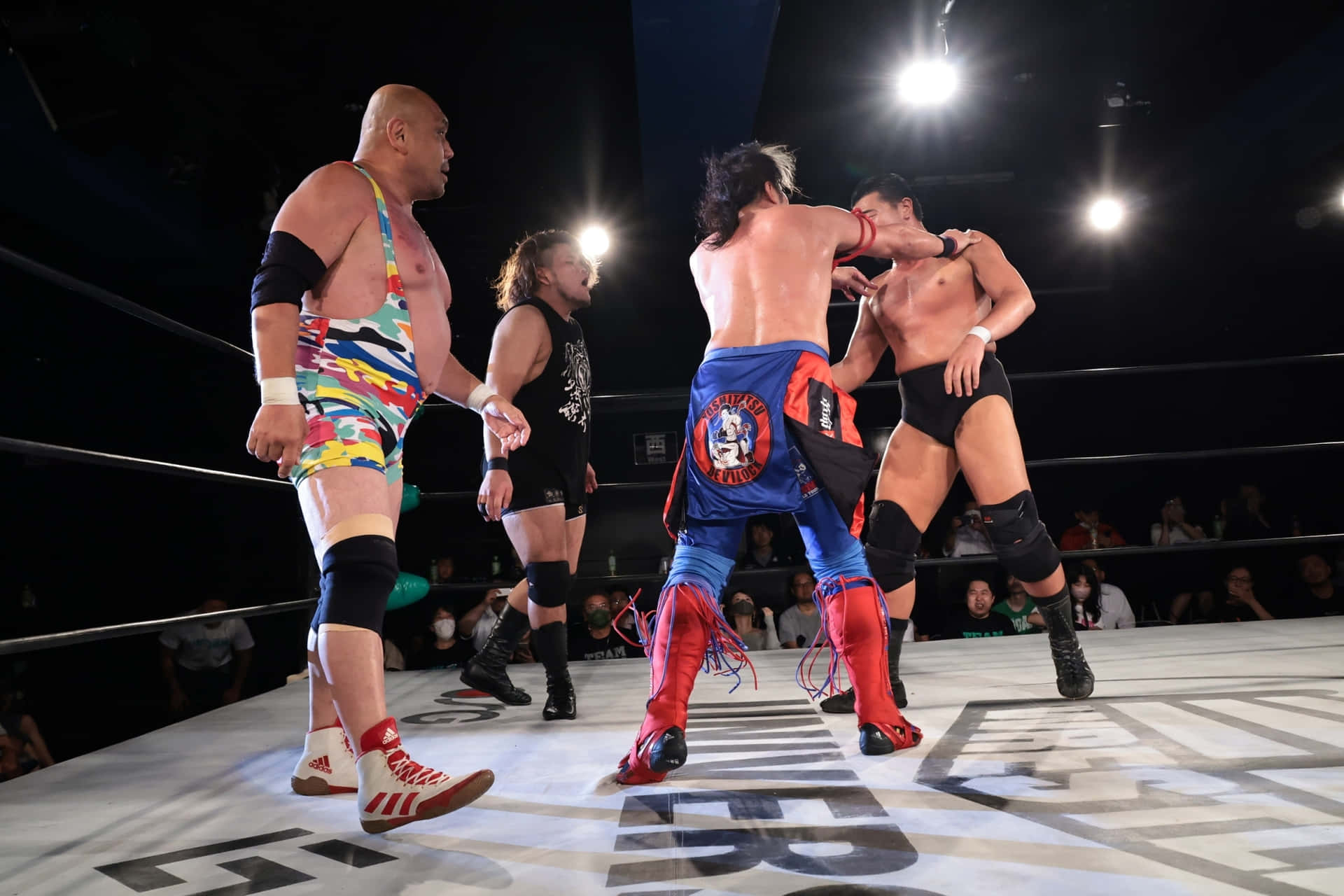 Pro Wrestling Match Intensity Background