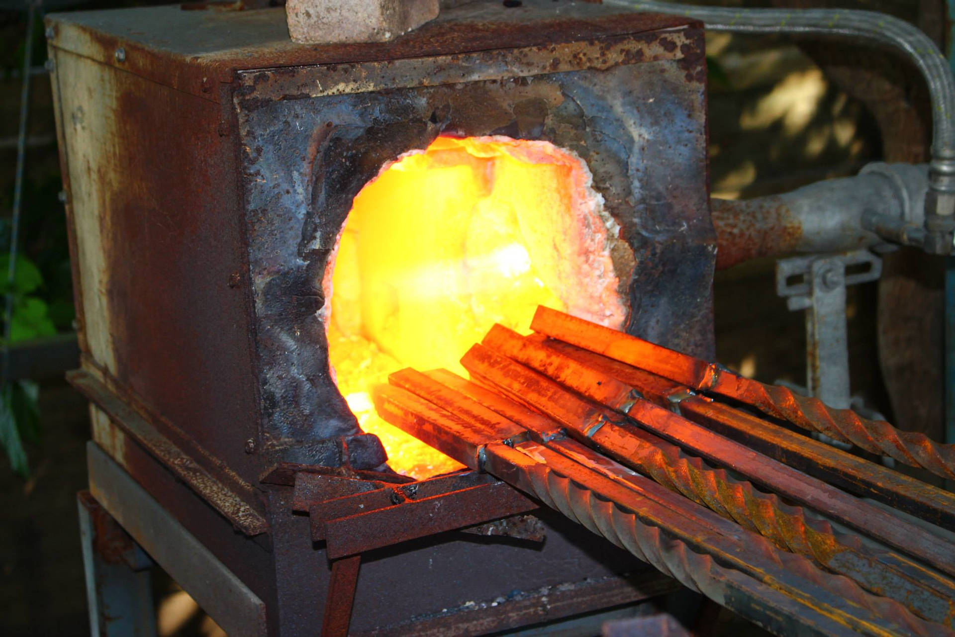 Processing Iron For Metal Production Background