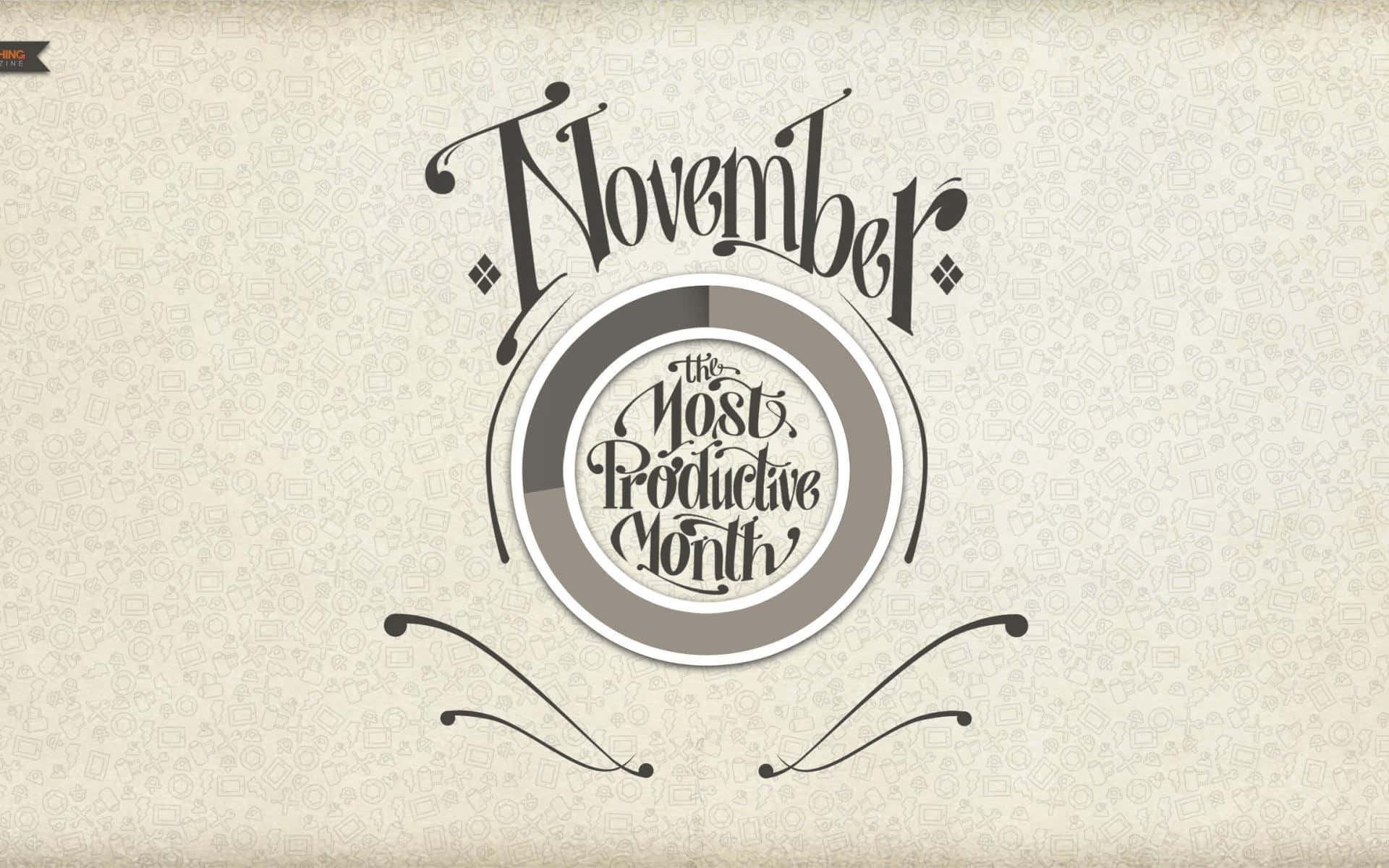 Productive November Background
