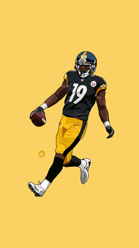 Professional American Football Star Juju Smith Schuster Background