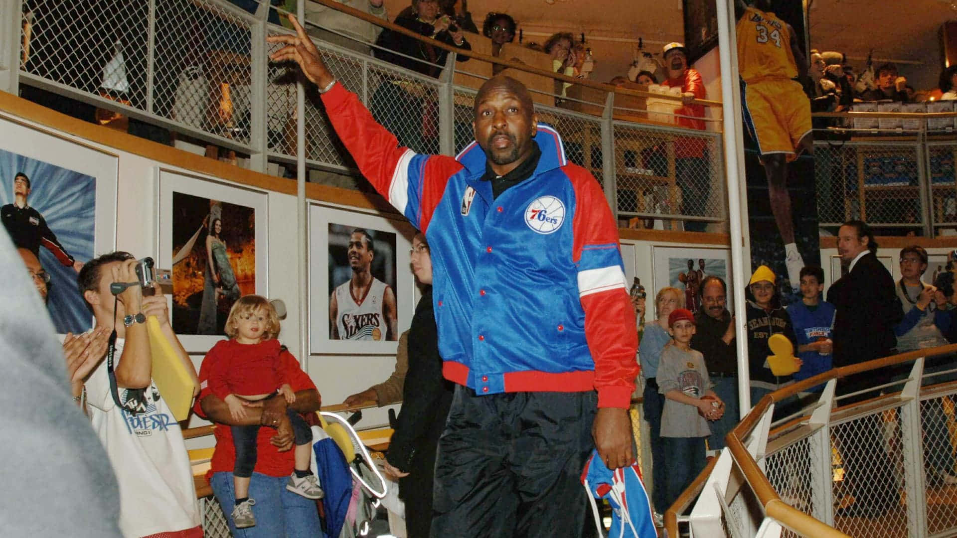 Professional Athlete Moses Malone Background