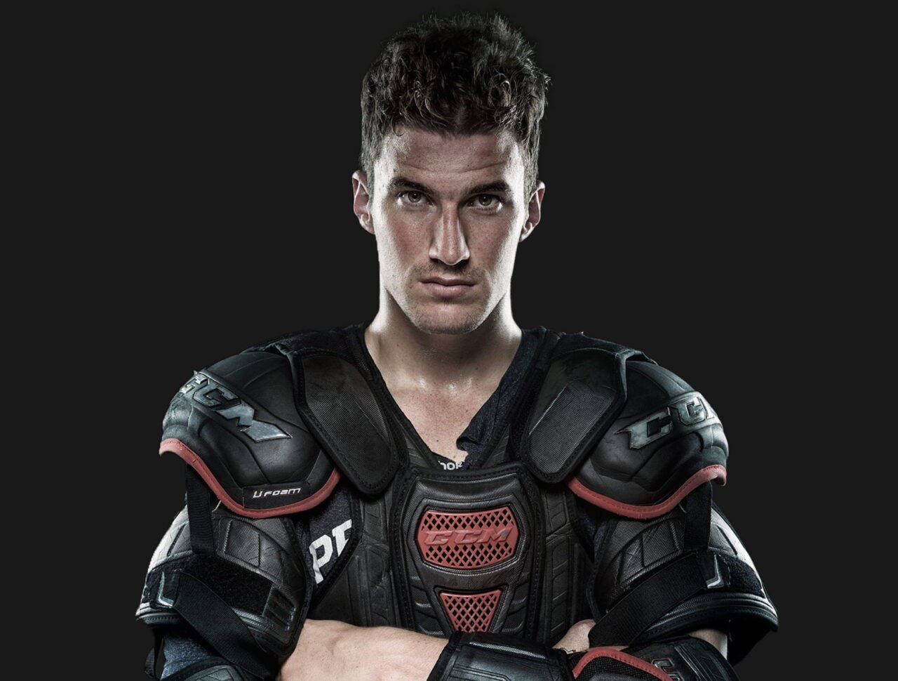 Professional Athlete Roman Josi Studio Portrait Background