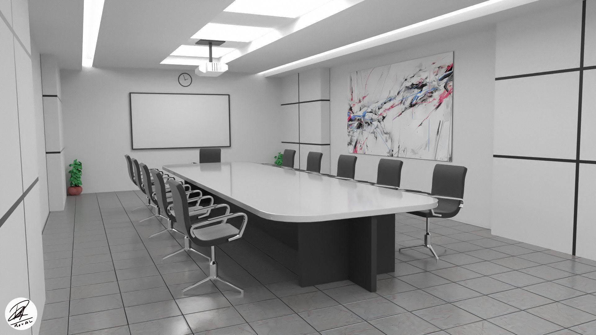 Professional Boardroom Zoom Background