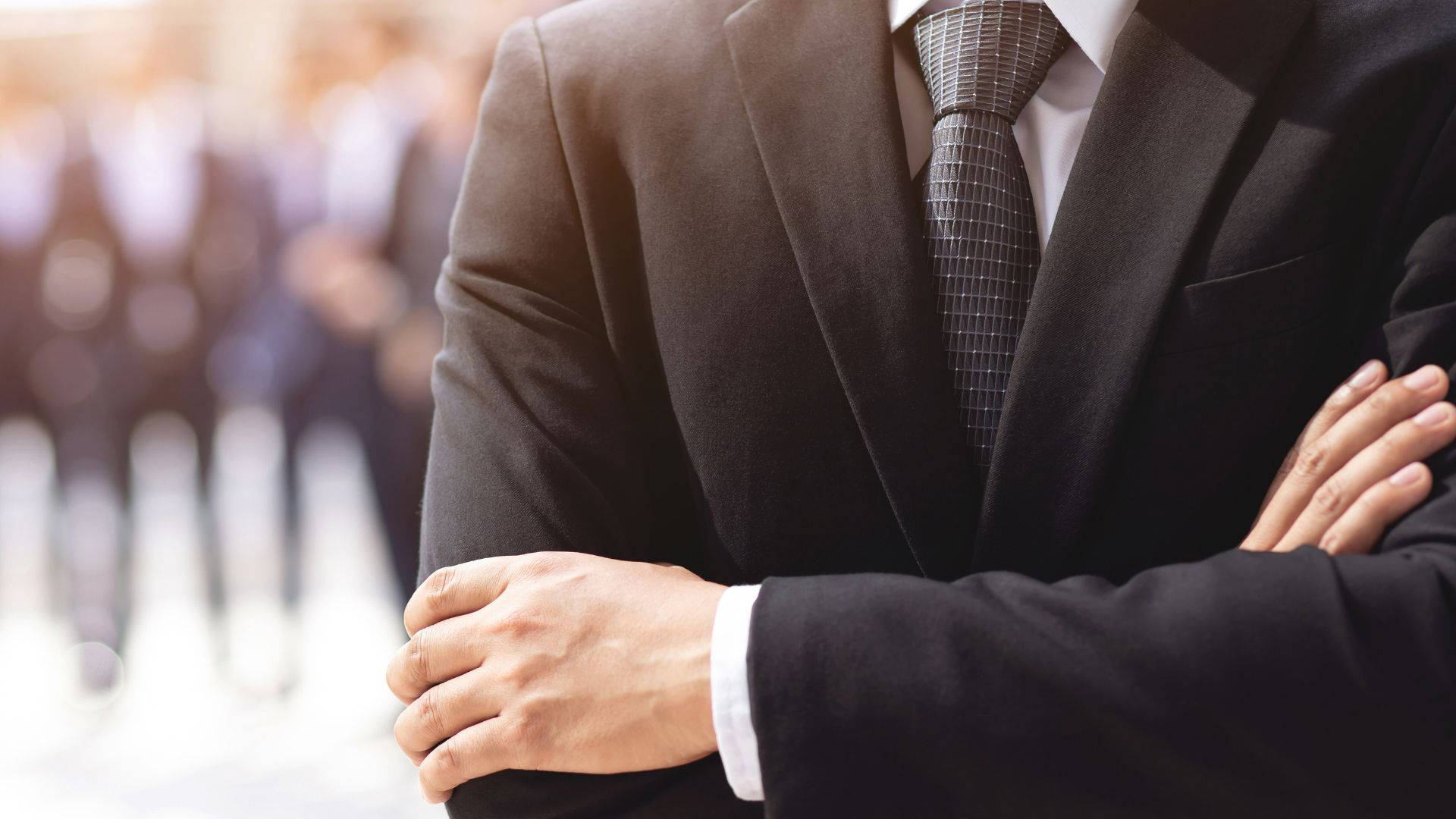 Professional Businessman In Stylish Suit At Trendy Law Office