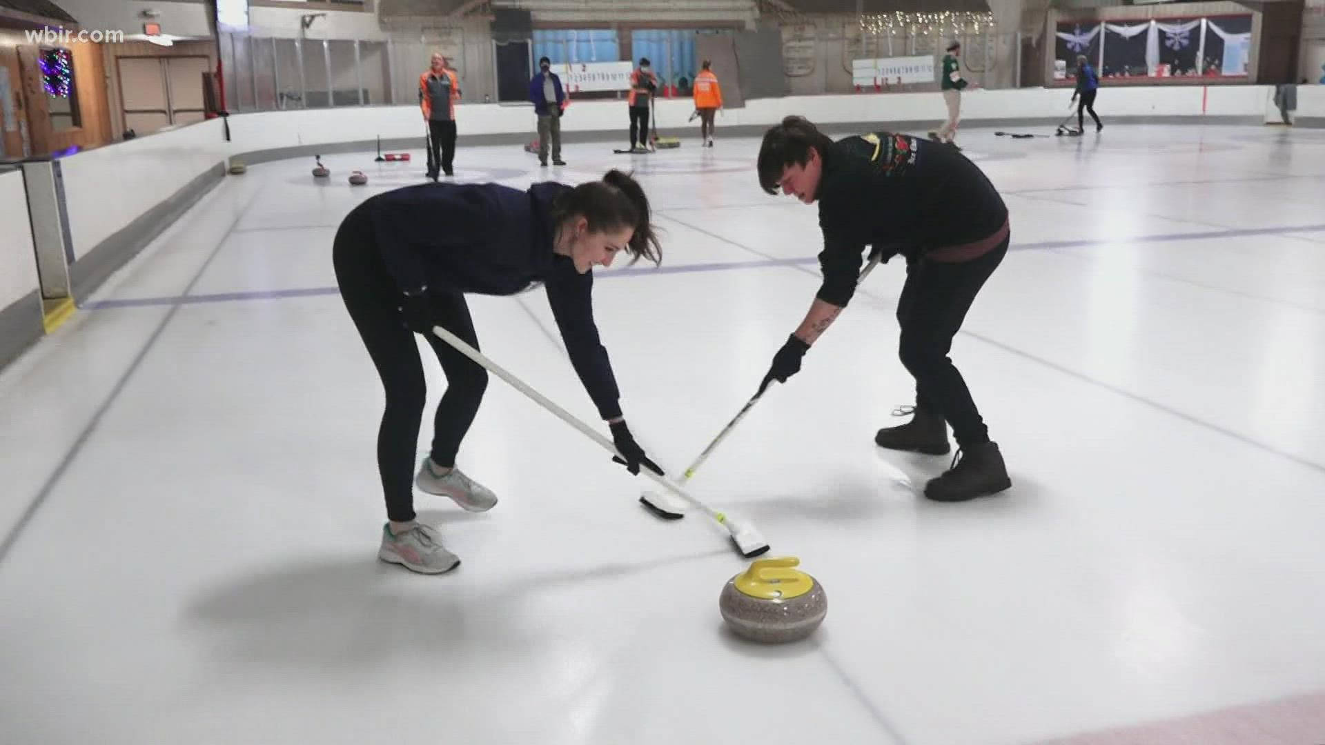 Professional Curling Training Background