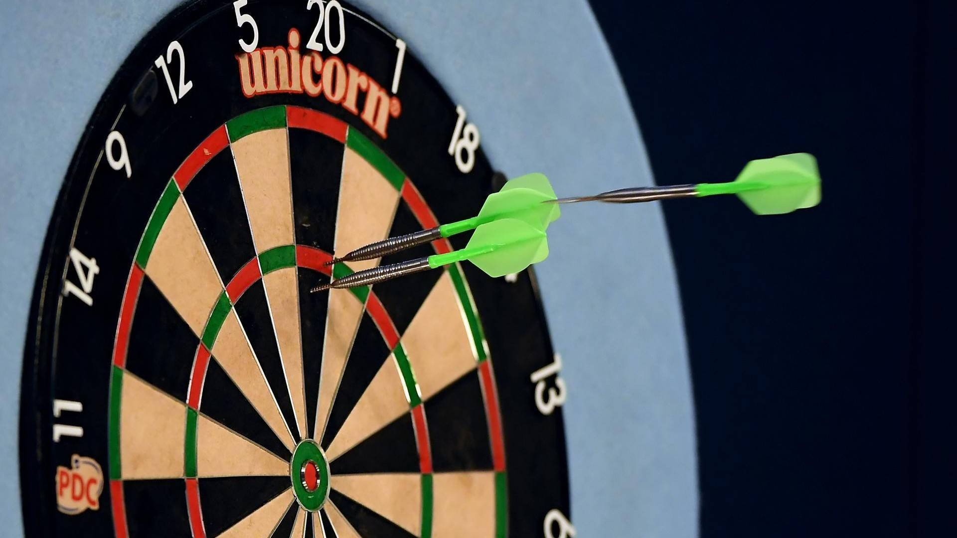 Professional Darts Championship Close-up Dartboard