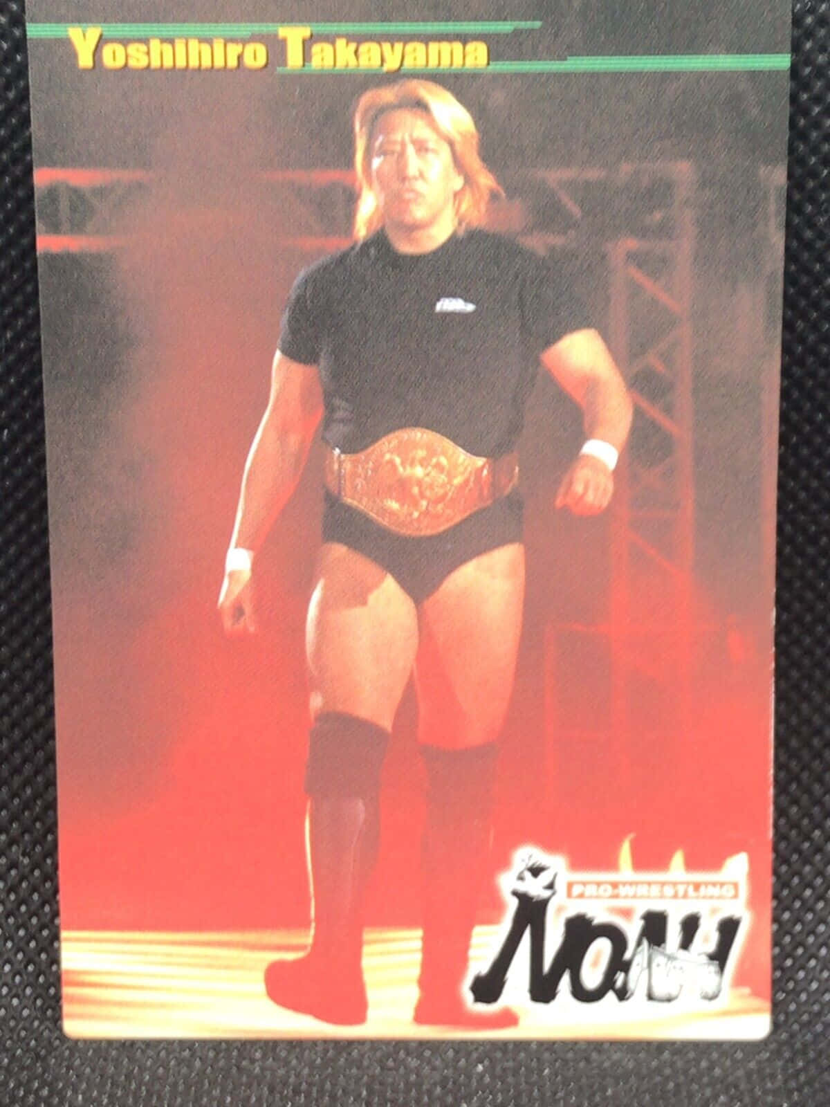 Professional Fighter Yoshihiro Takayama In Action Background