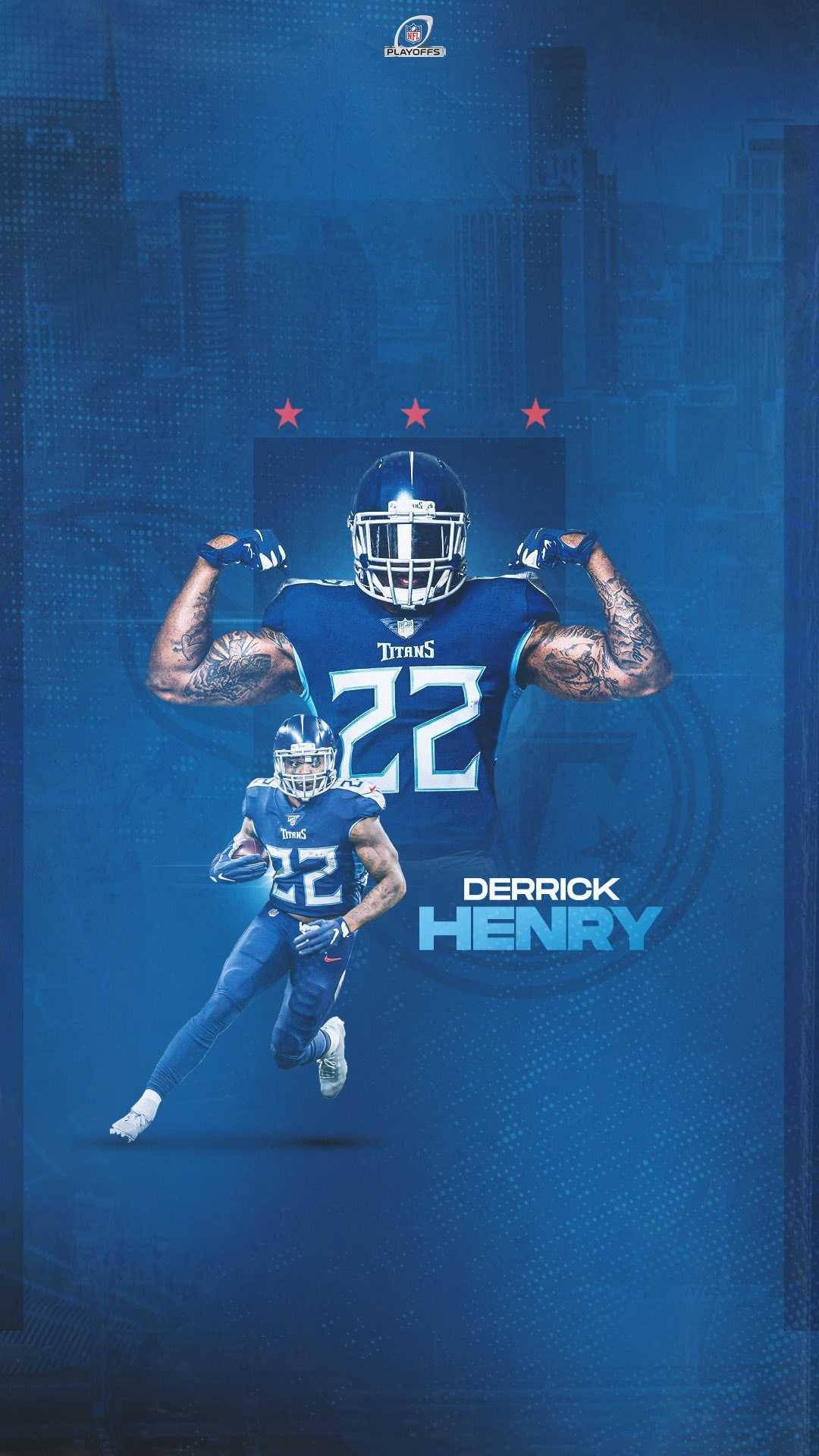 Professional Football Player Derrick Henry Background