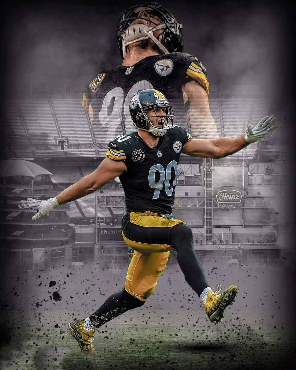 Professional Football Player T.j. Watt Background