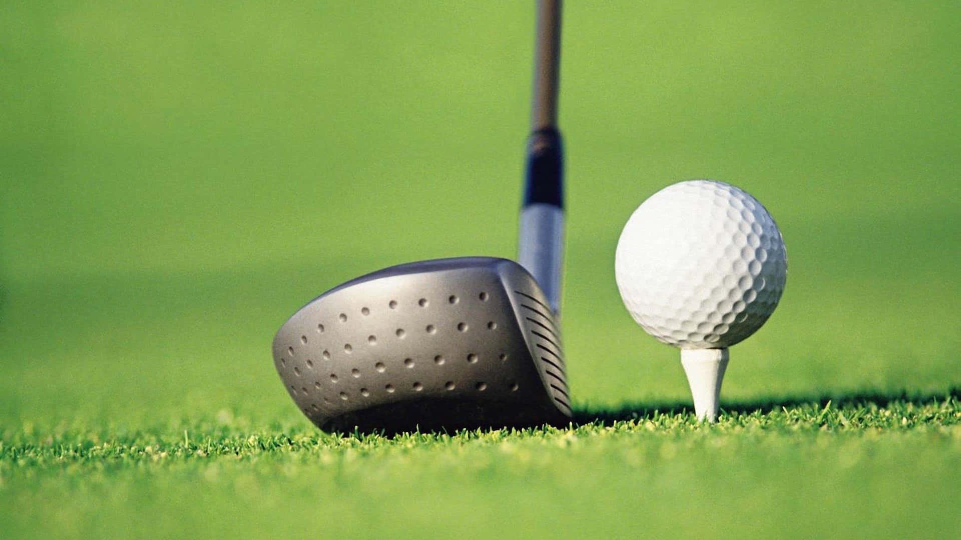 Professional Golfer Downswing Background