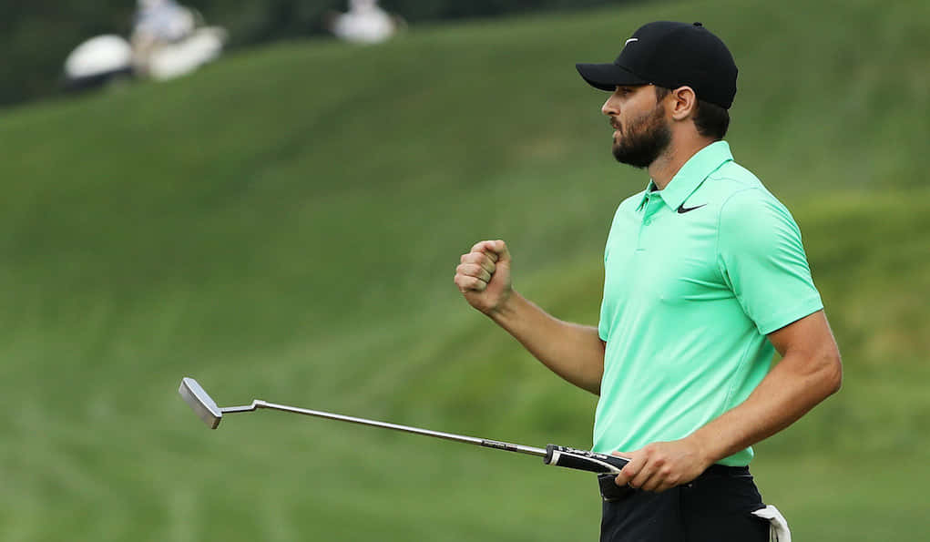 Professional Golfer Kyle Stanley's Triumphant Moment Background