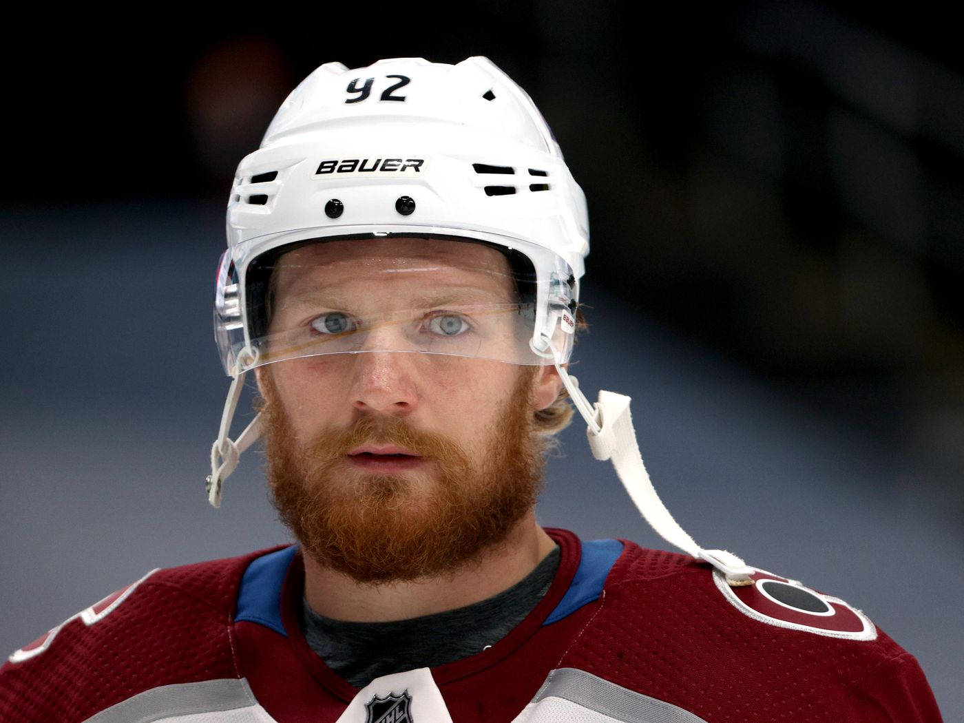 Professional Hockey Player Gabriel Landeskog Background