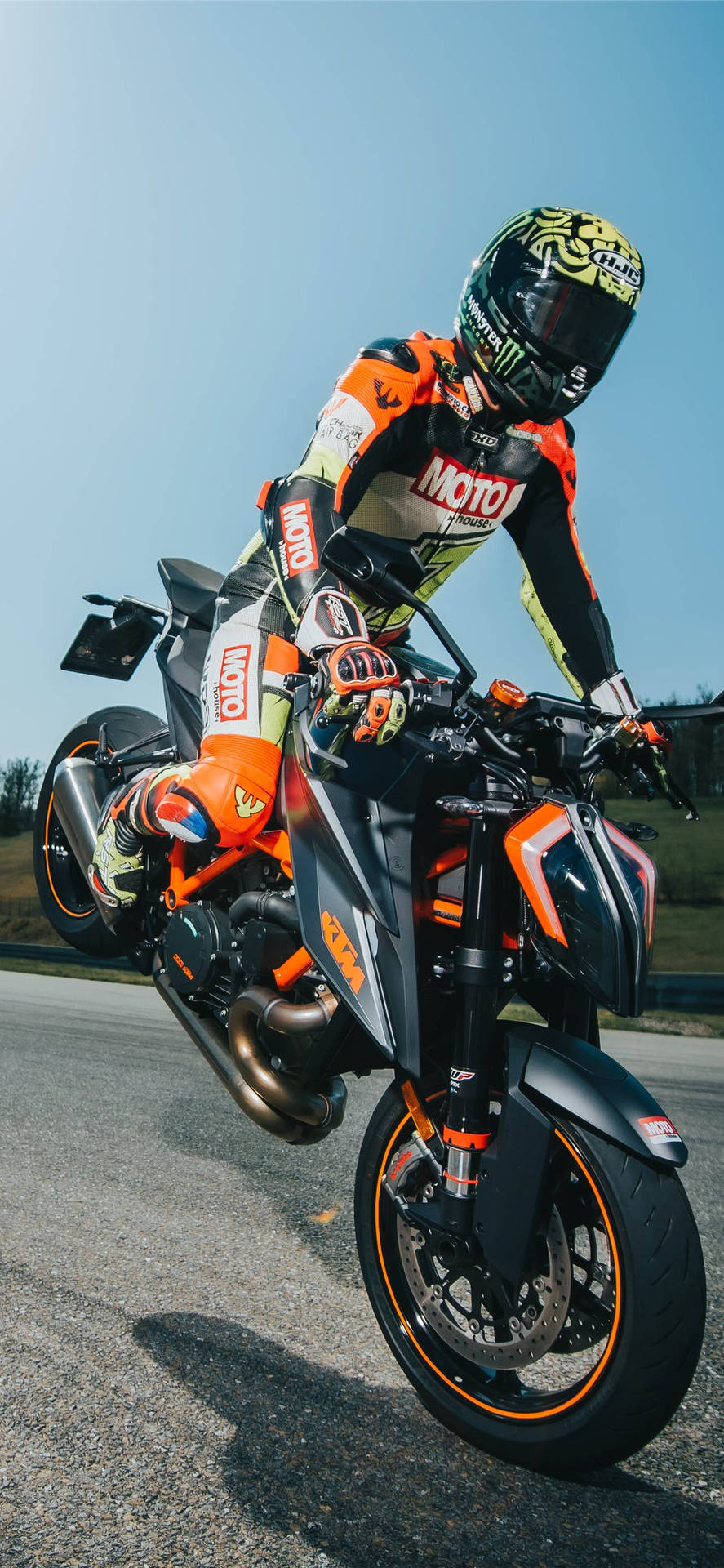 Professional Racer Ktm Iphone Background