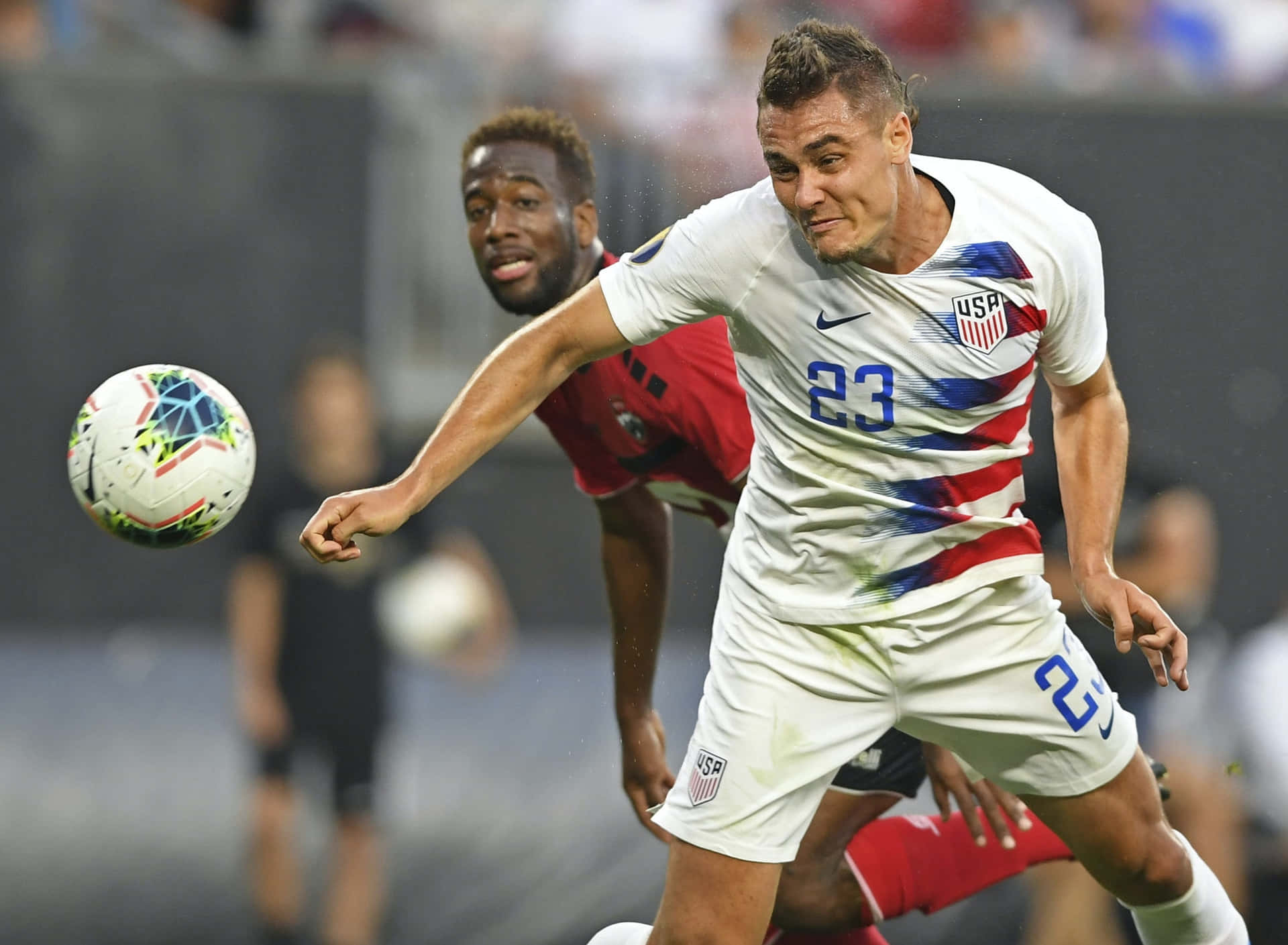 Professional Soccer Player Aaron Long 2019 Background