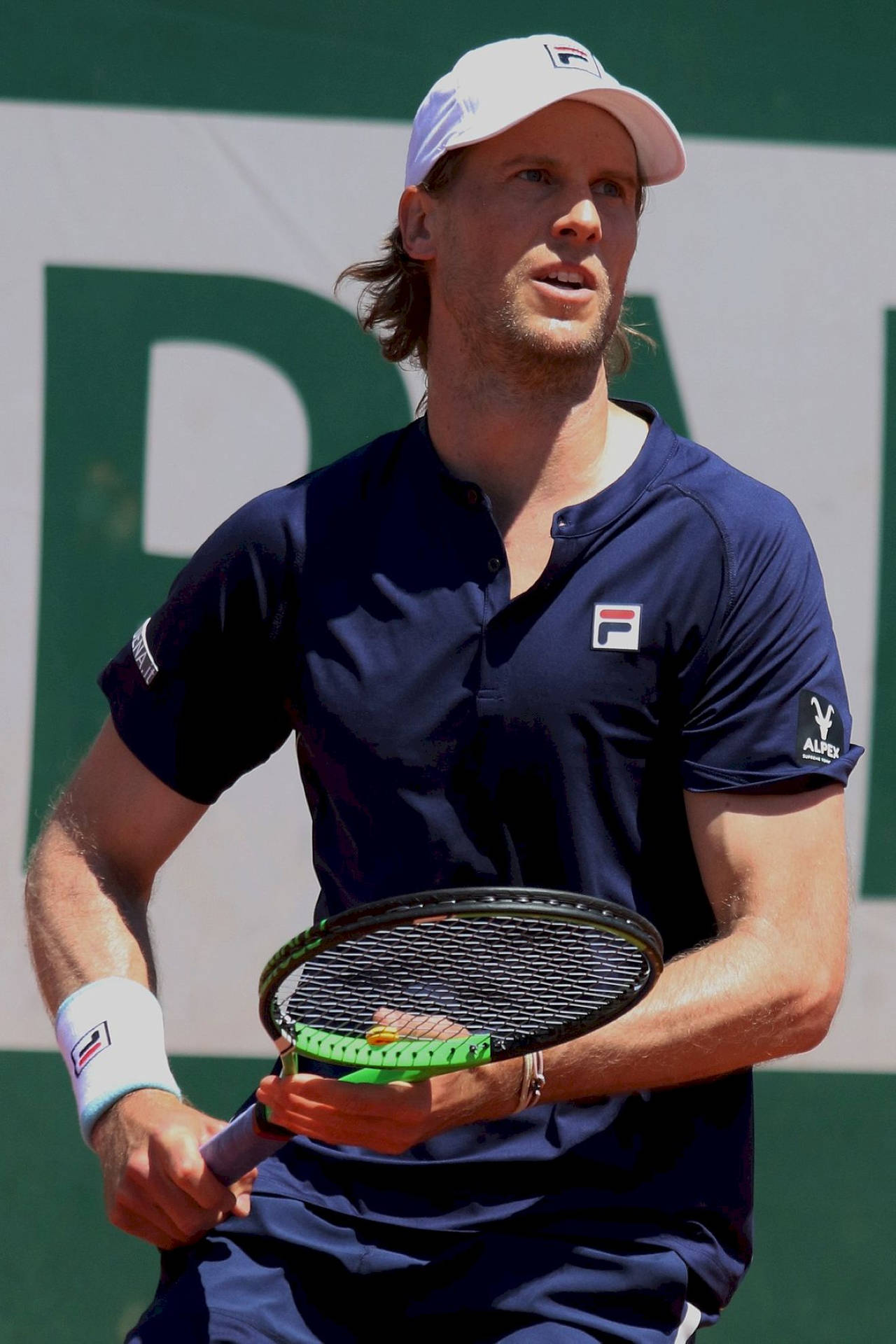 Professional Tennis Player Andreas Seppi In Fila Shirt