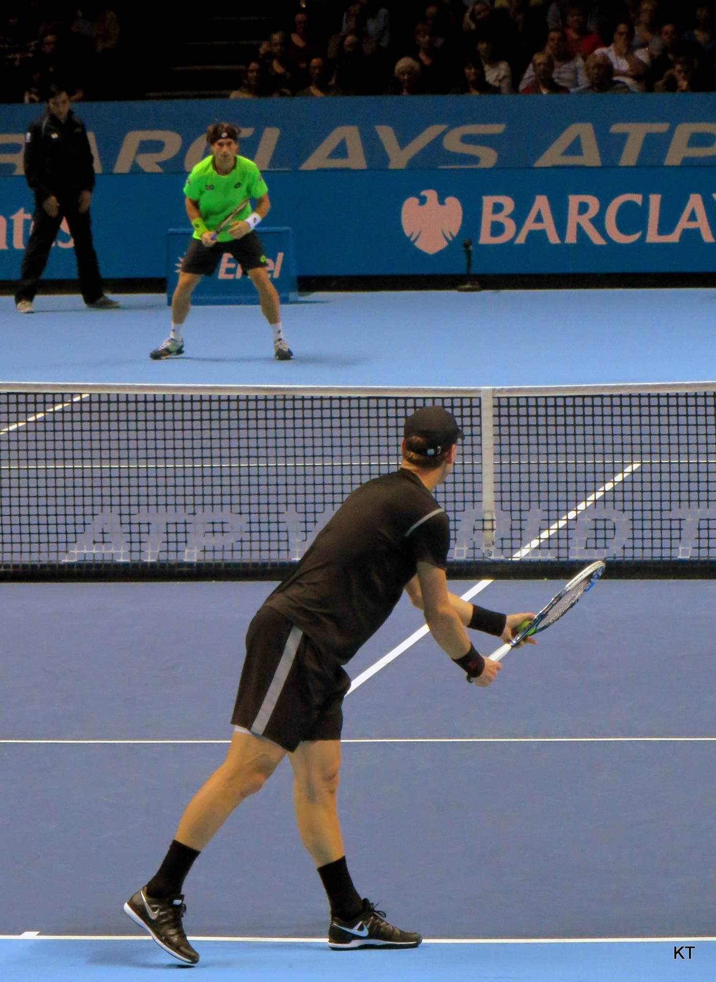 Professional Tennis Star, Tomas Berdych, In Action On The Court