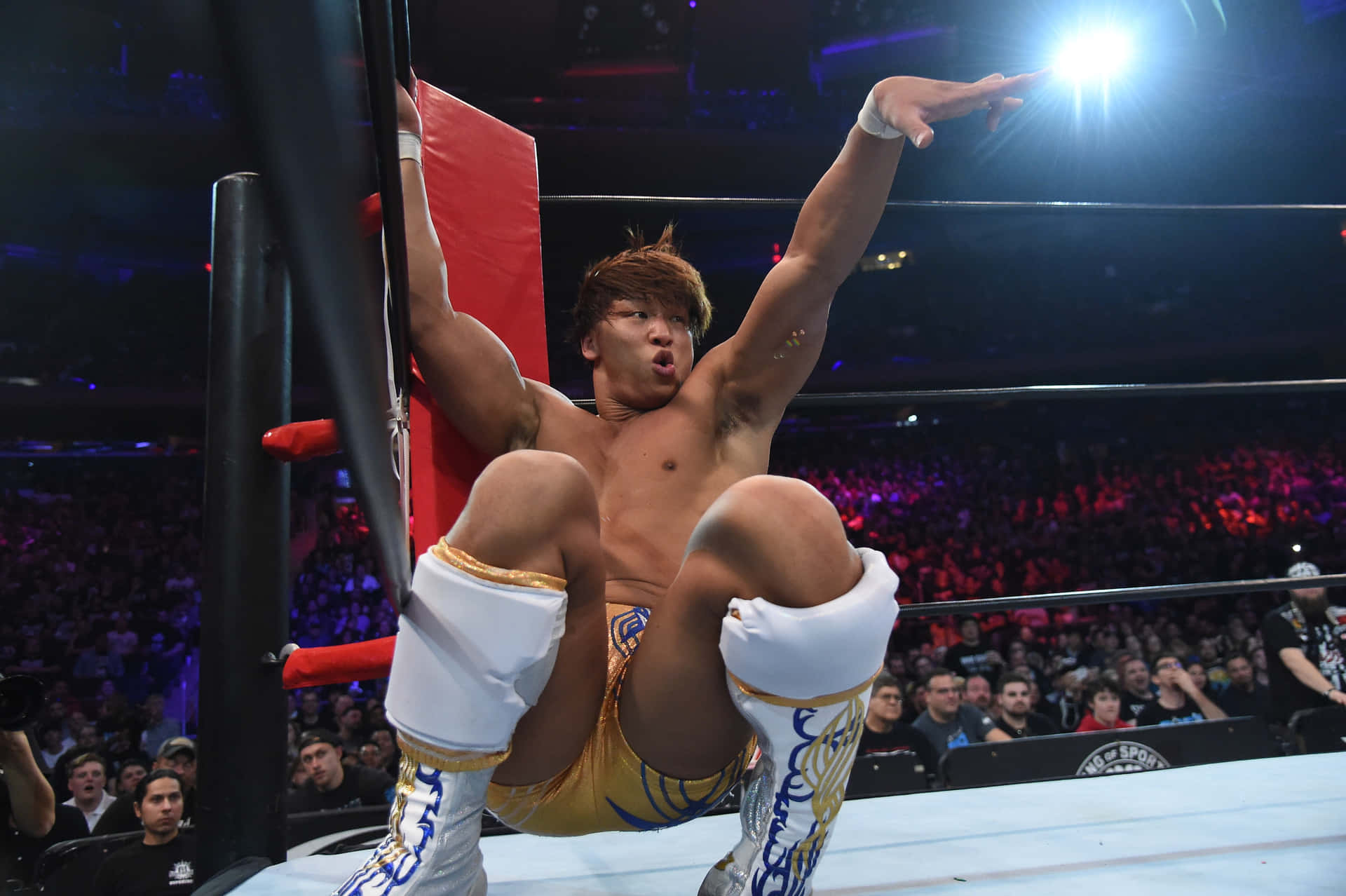 Professional Wrestler Kota Ibushi In Action