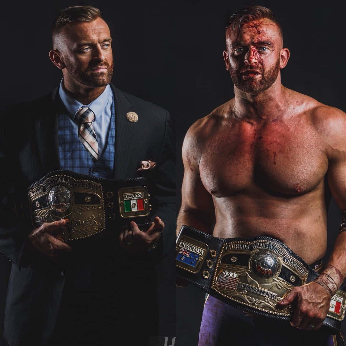 Professional Wrestler Nick Aldis Nwa Champion