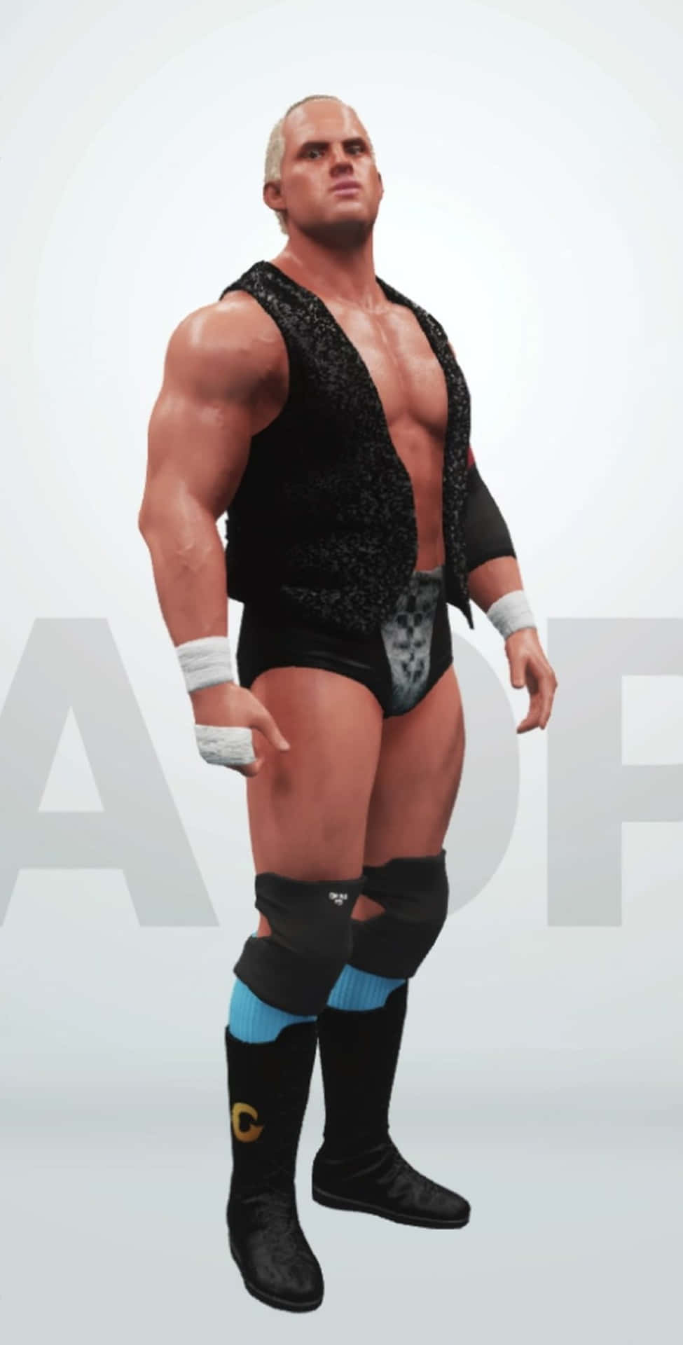 Professional Wrestler Pose Background