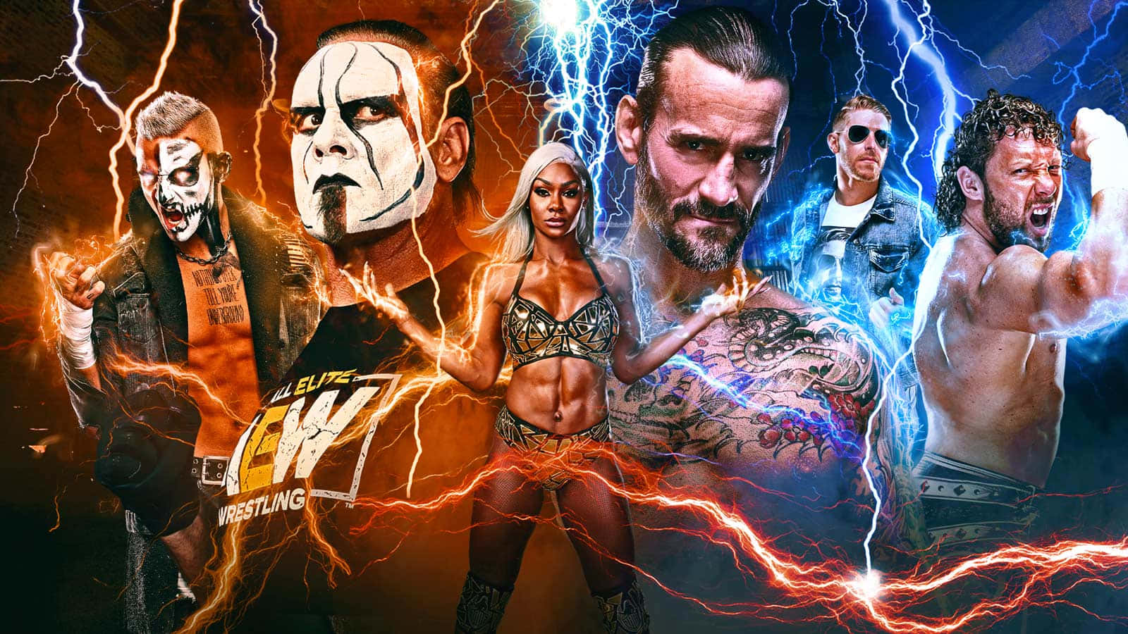 Professional Wrestlers From Aew Join Forces. Background