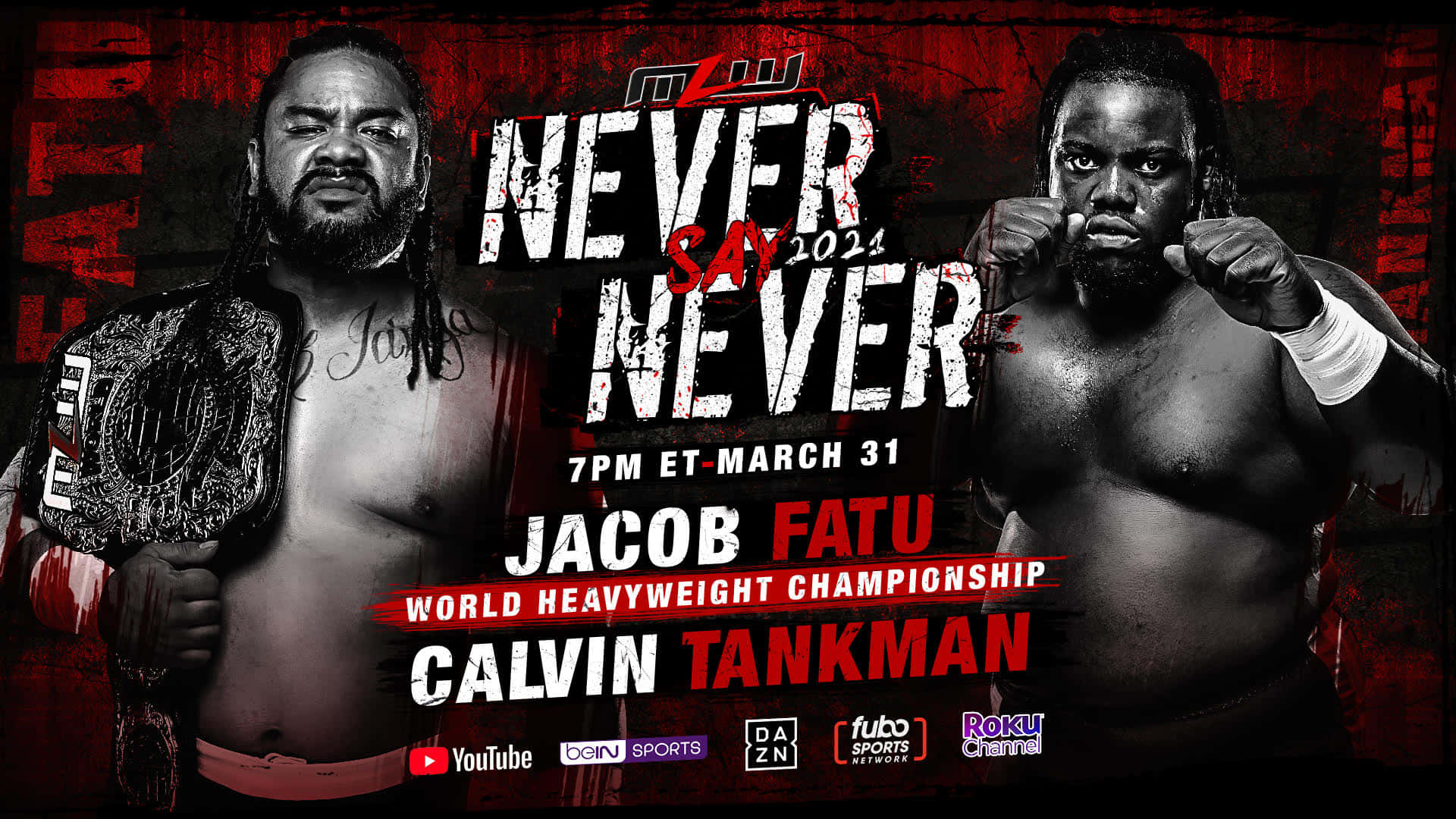 Professional Wrestling Jacob Fatu And Calvin Tankman Background