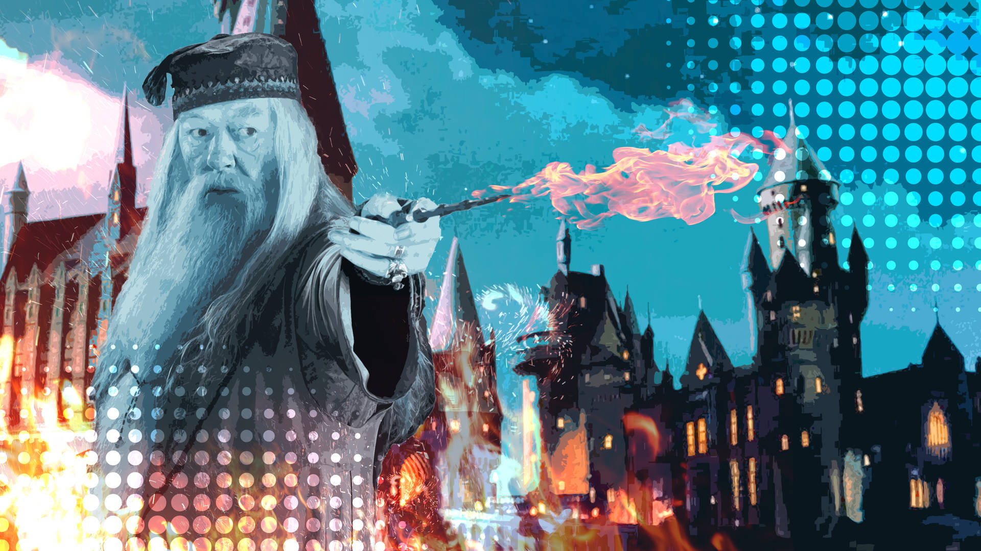 Professor Albus Dumbledore Hogwarts Aesthetic Background