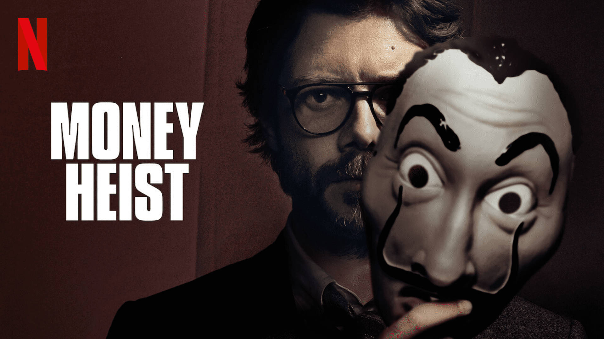 Professor Money Heist Netflix Poster Background