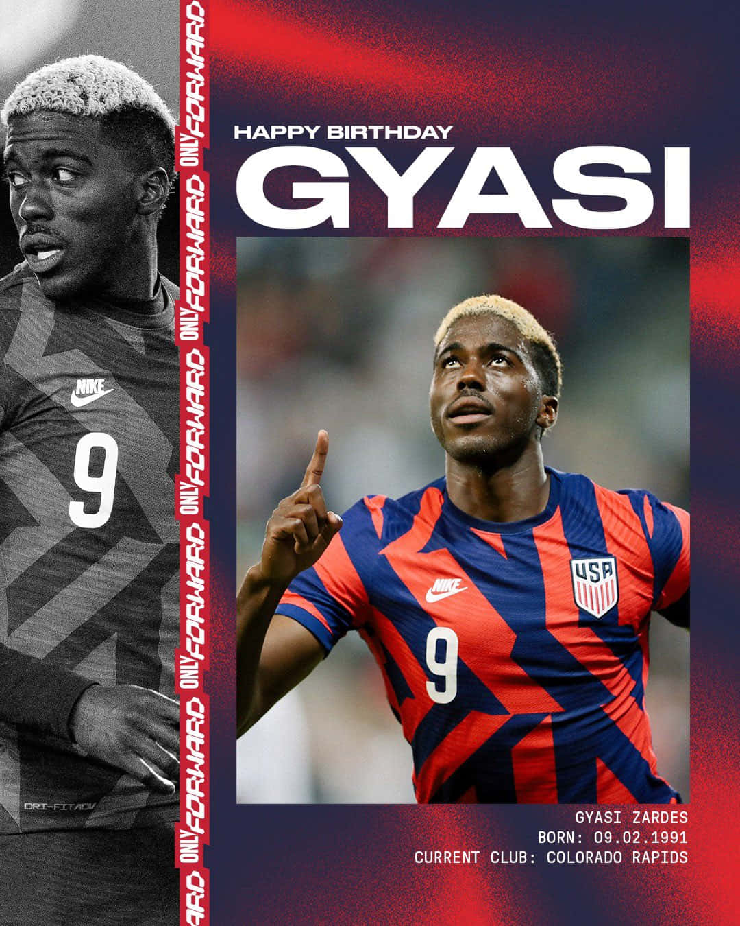 Profile Graphic Of Gyasi Zardes Background