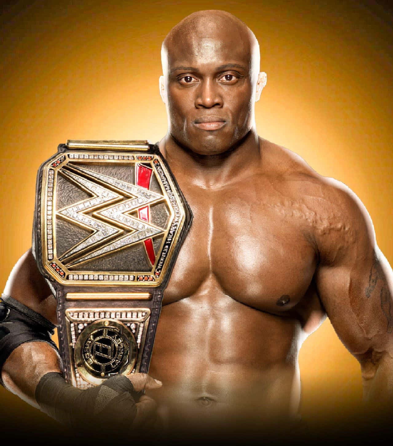 Profile Photoshoot Of Bobby Lashley With His Belt