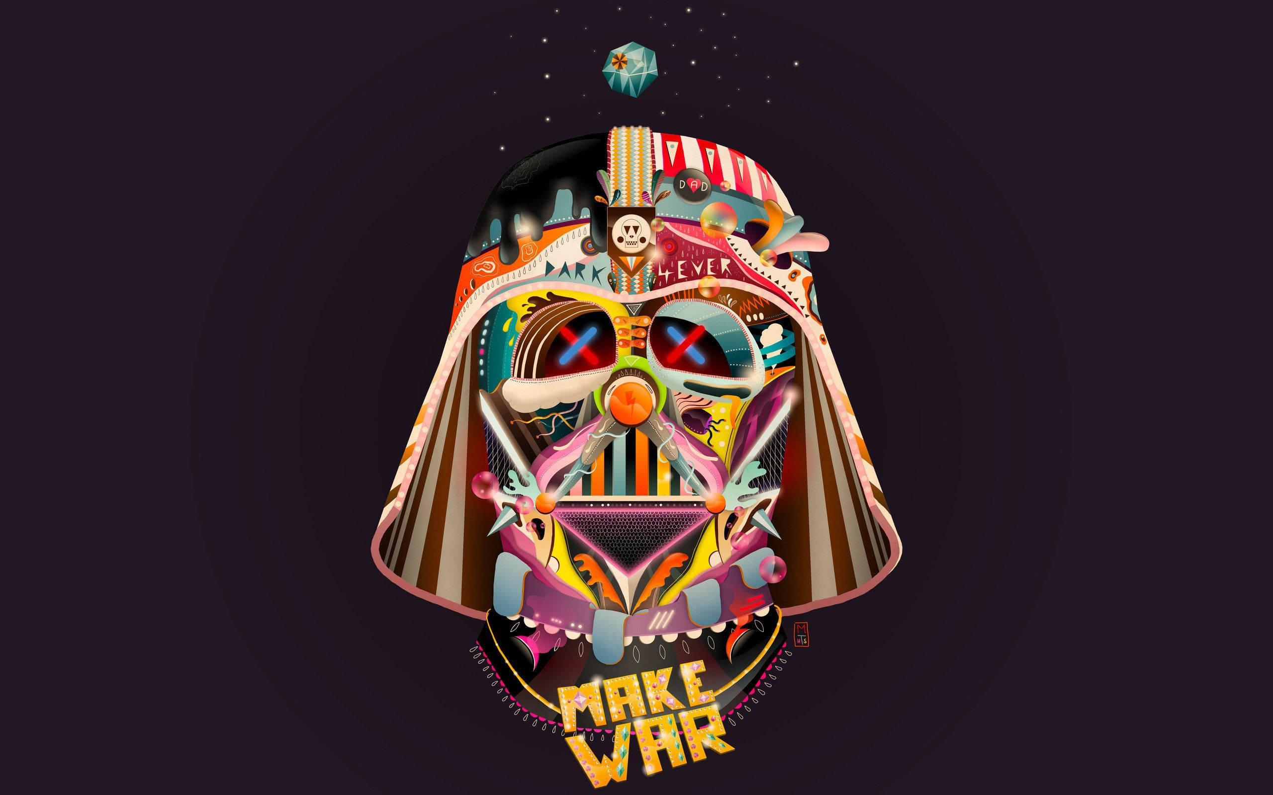 Profile Picture Colorful Darth Vader