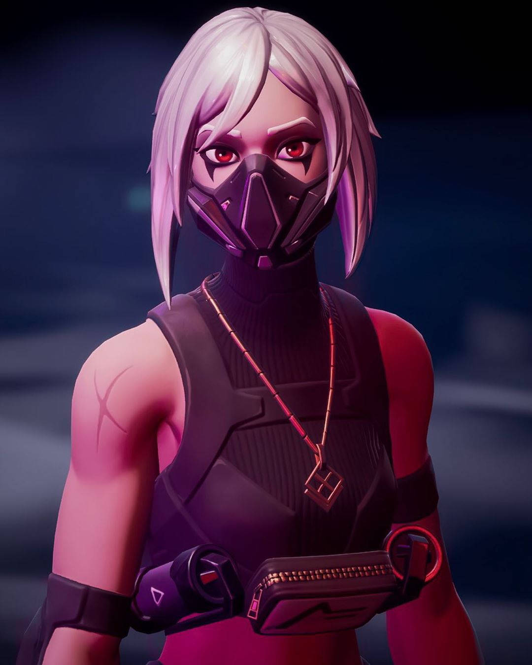 Profile Picture Fortnite White Hair Girl Background