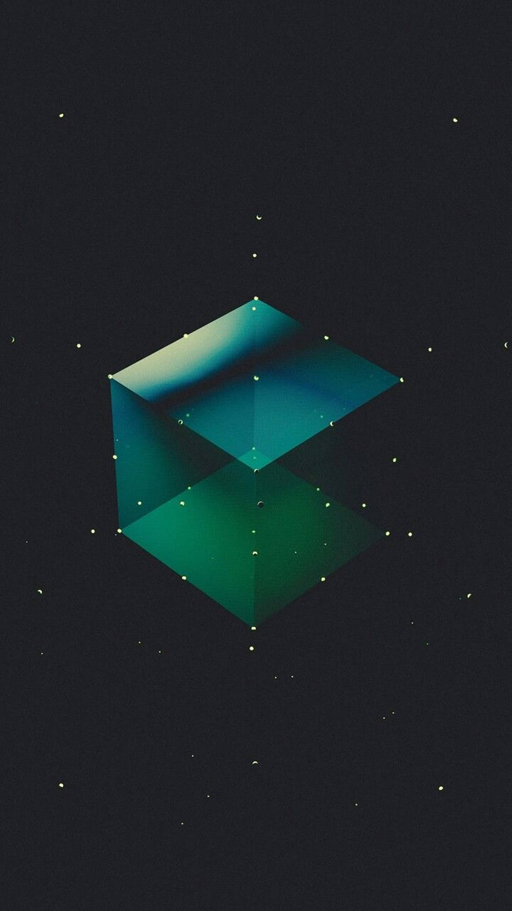 Profile Picture Transparent Green Cube