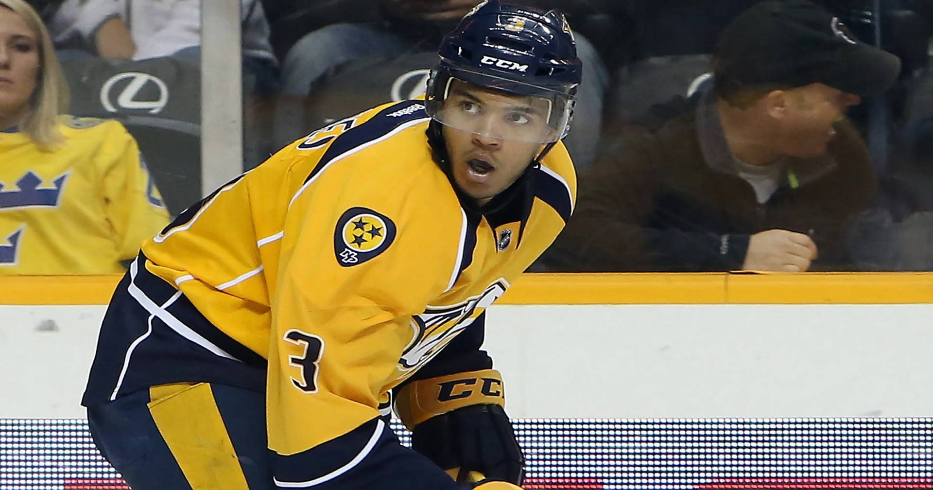 Profound Gaze – Nashville Predators' Seth Jones Background