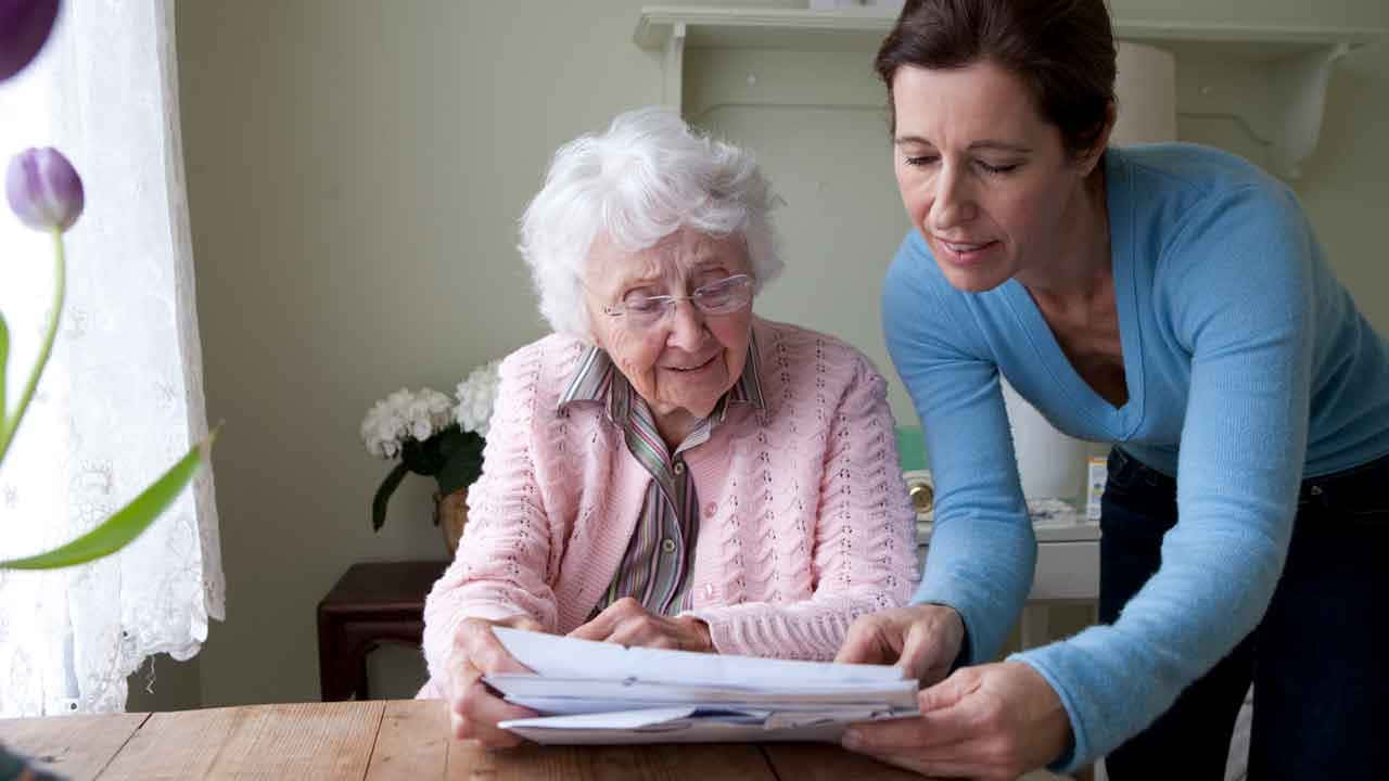 Profound Reflection - A Reluctant Old Woman