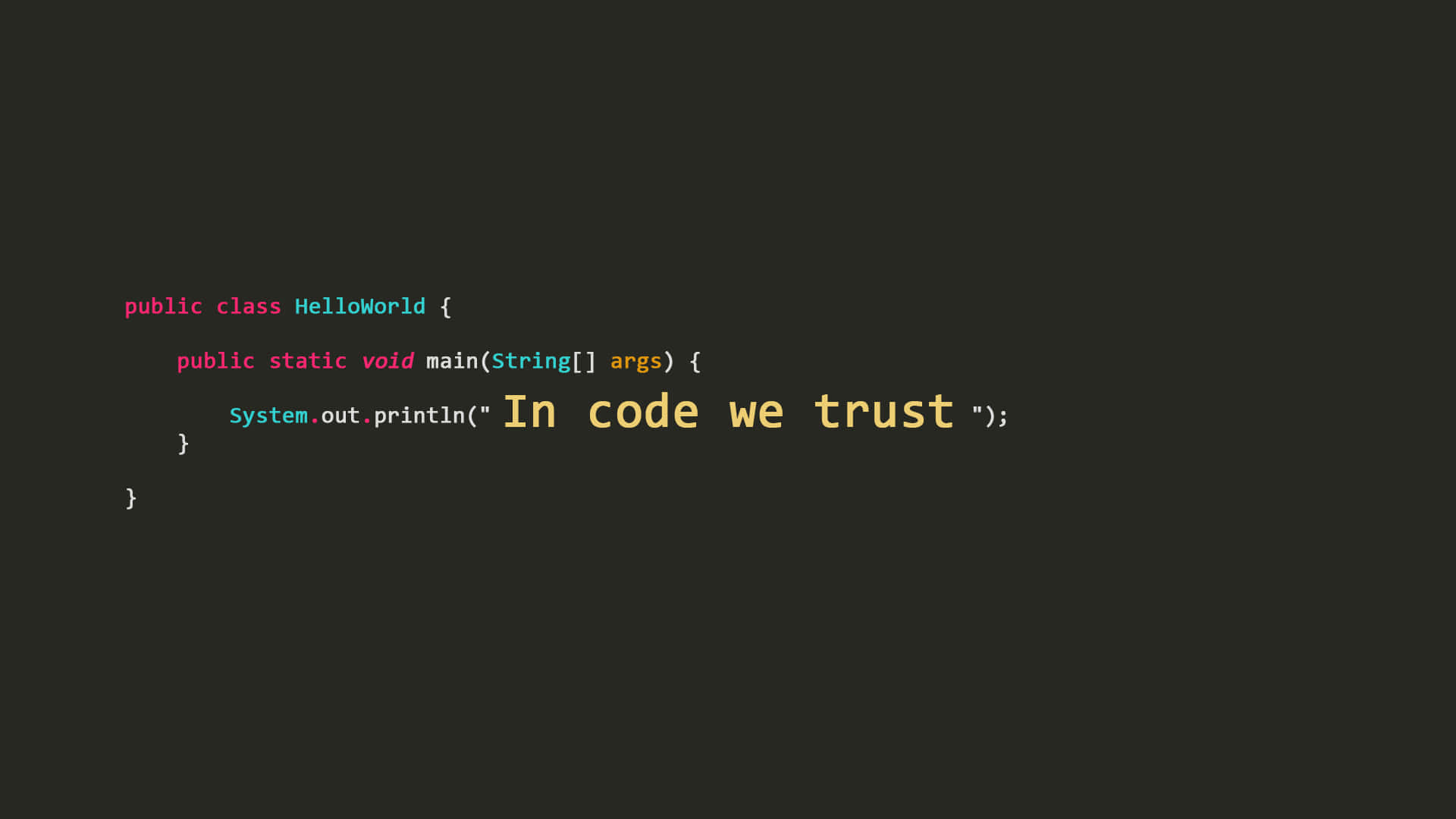 Programmer Code Saying