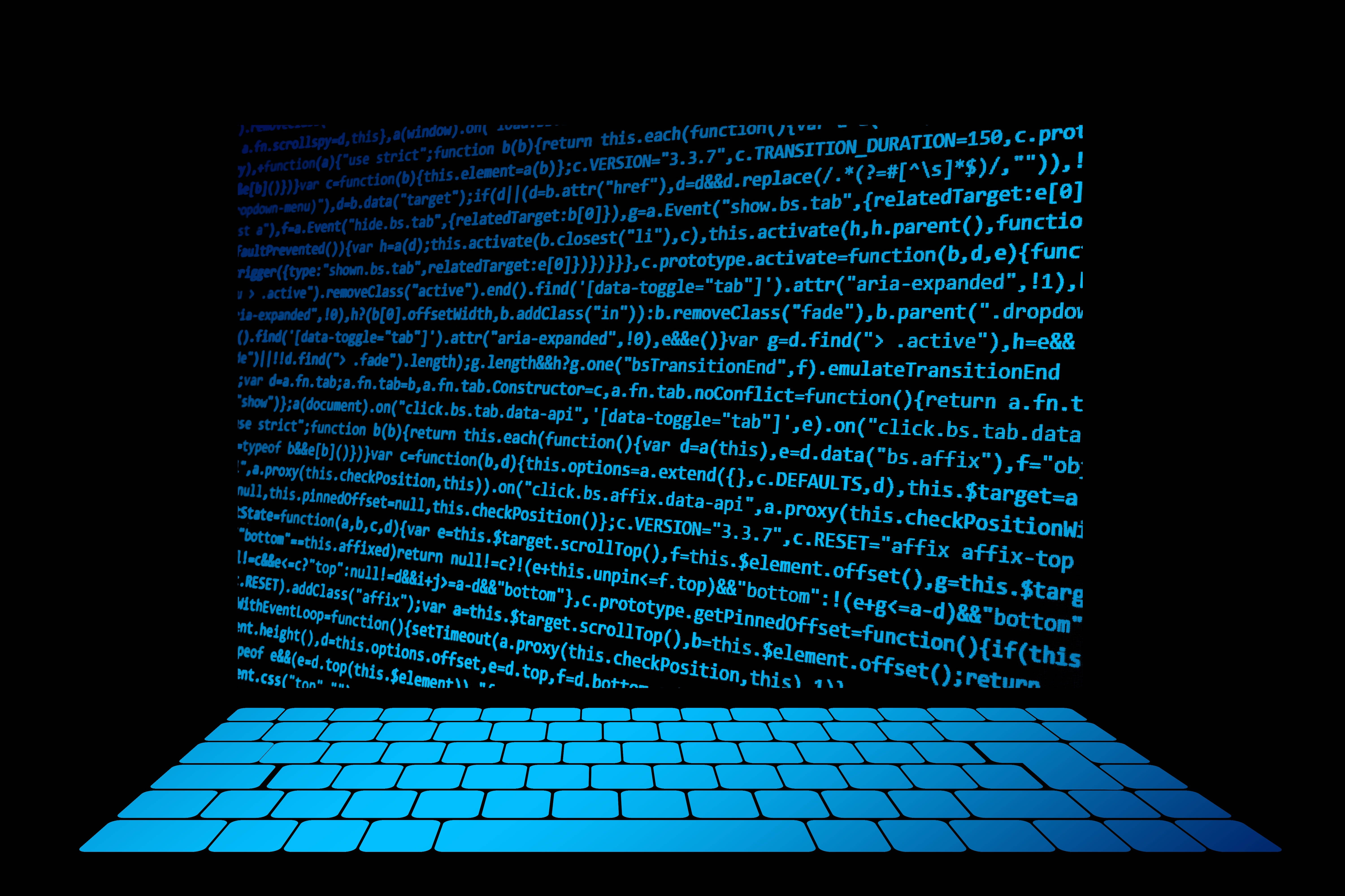 Programming Code High-tech Laptop Background