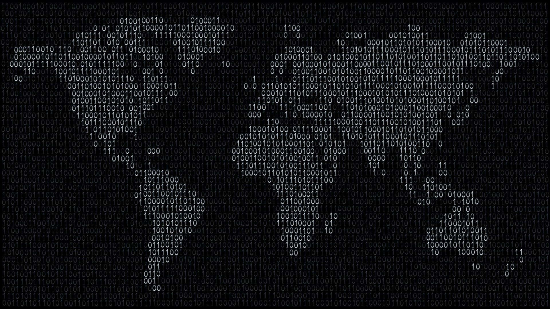 Programming Hd Binary Code Map Background