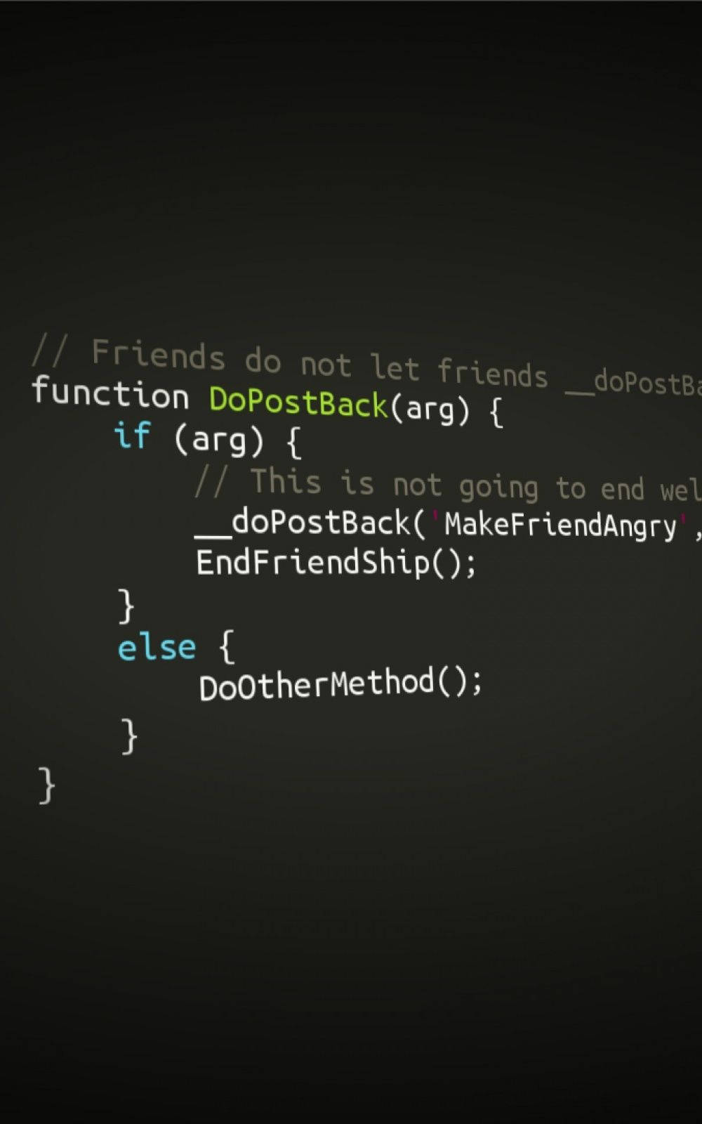Programming Iphone Friendship Codes Background