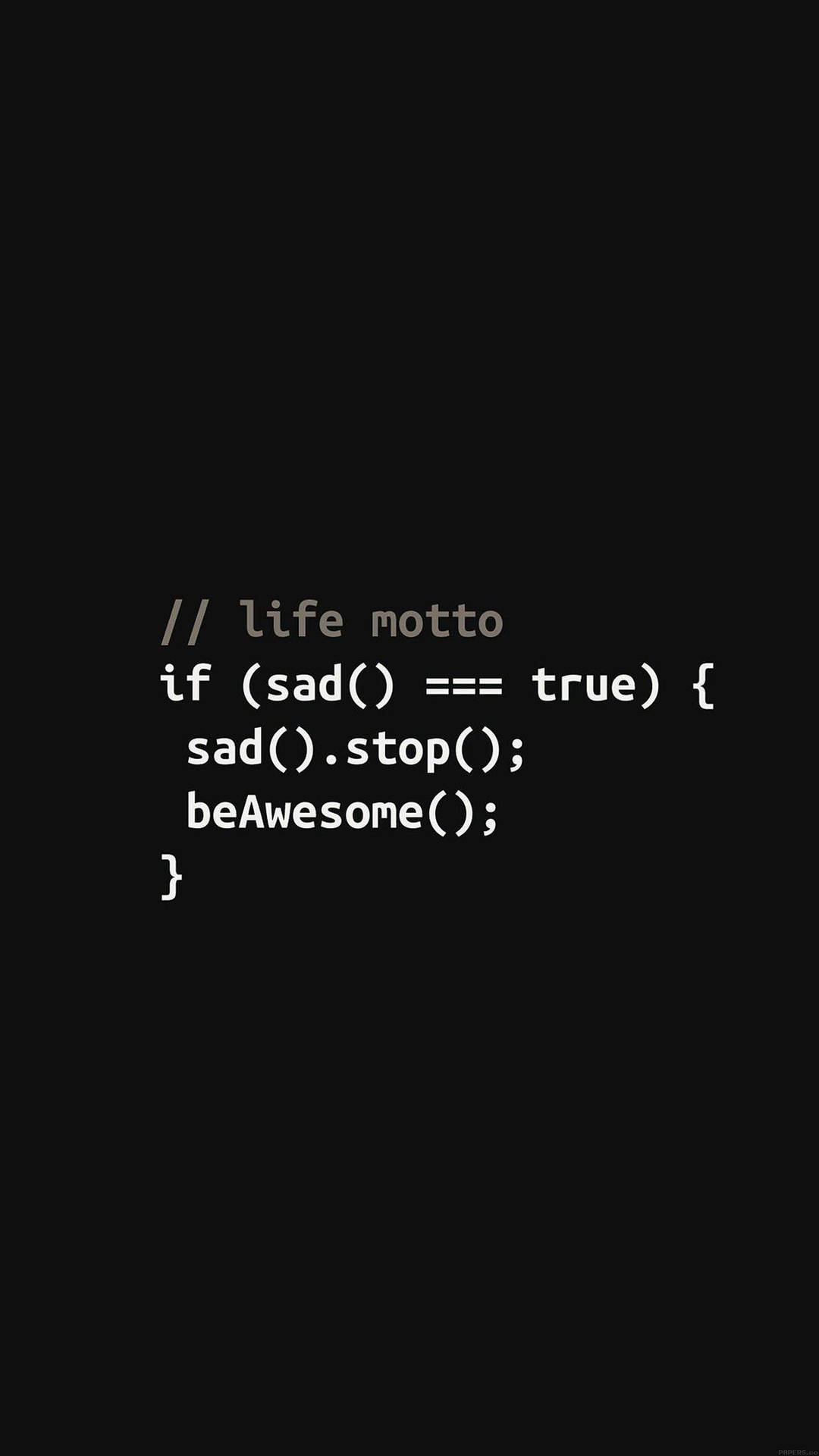 Programming Iphone If Sad Codes Background
