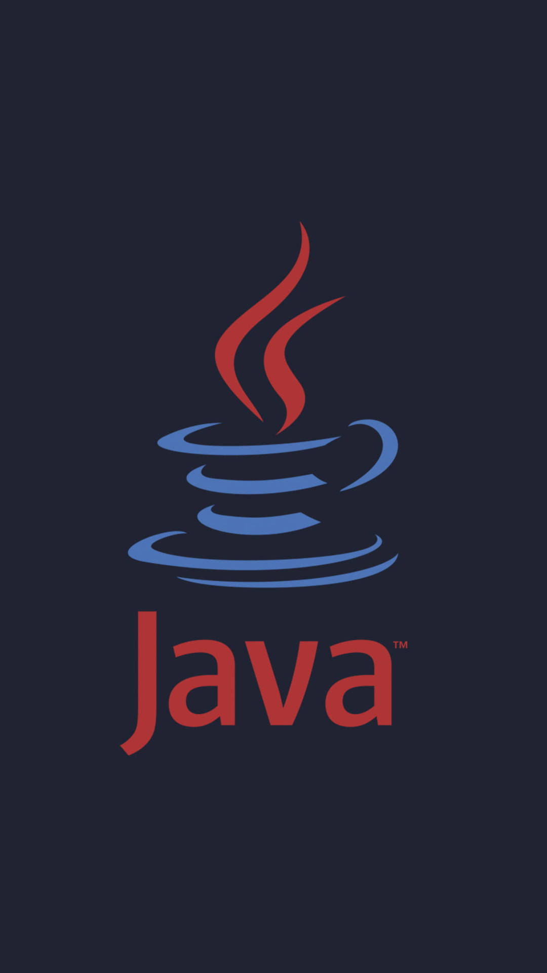 Programming Iphone Java Logo On Black Background