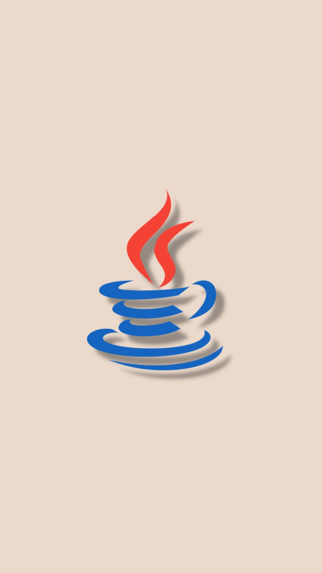 Programming Iphone Java Logo On Cream Background