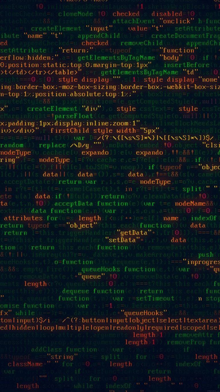 Programming Iphone Orange And Green Code Background