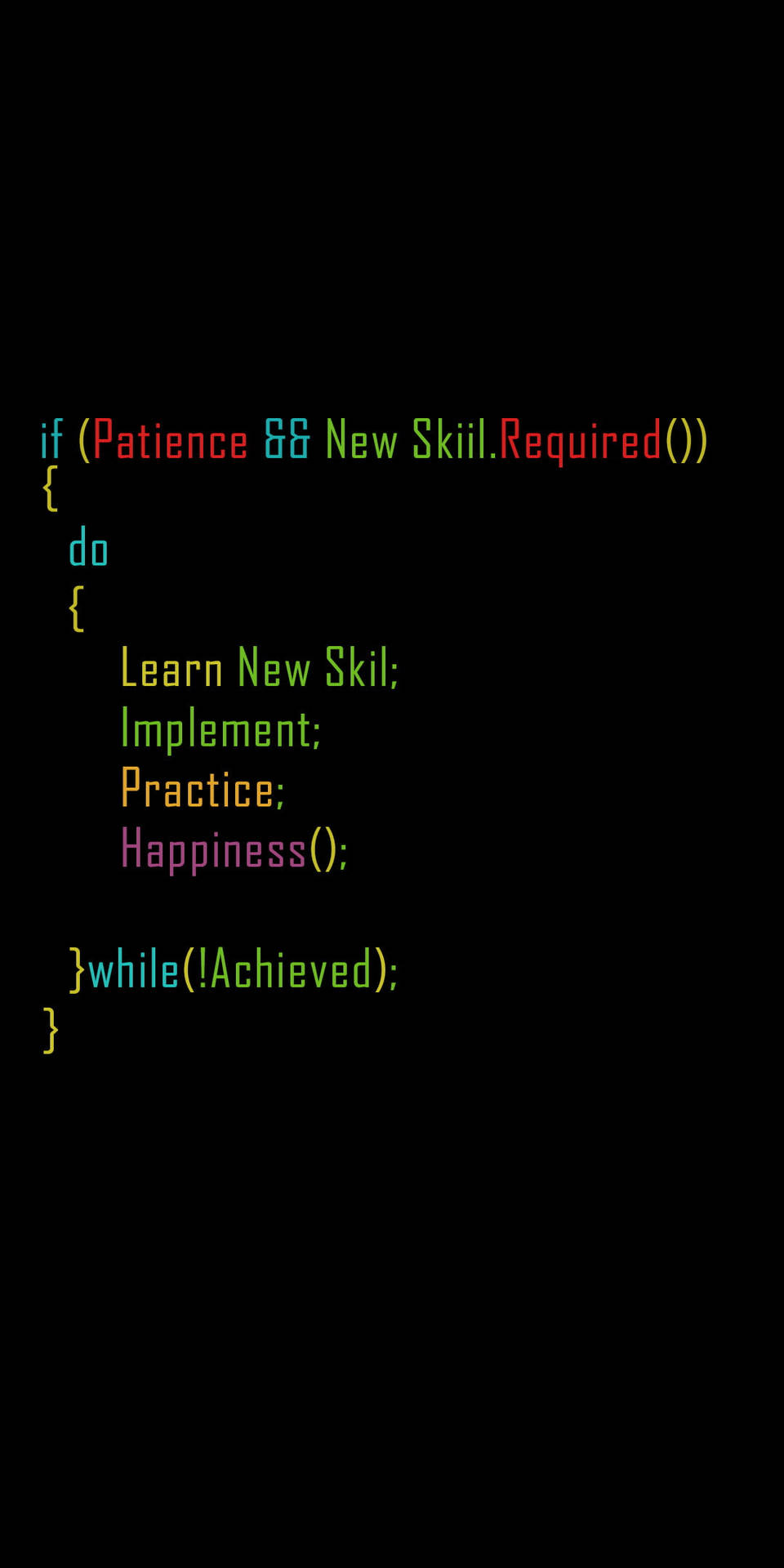 Programming Iphone Patience New Skill Required Background