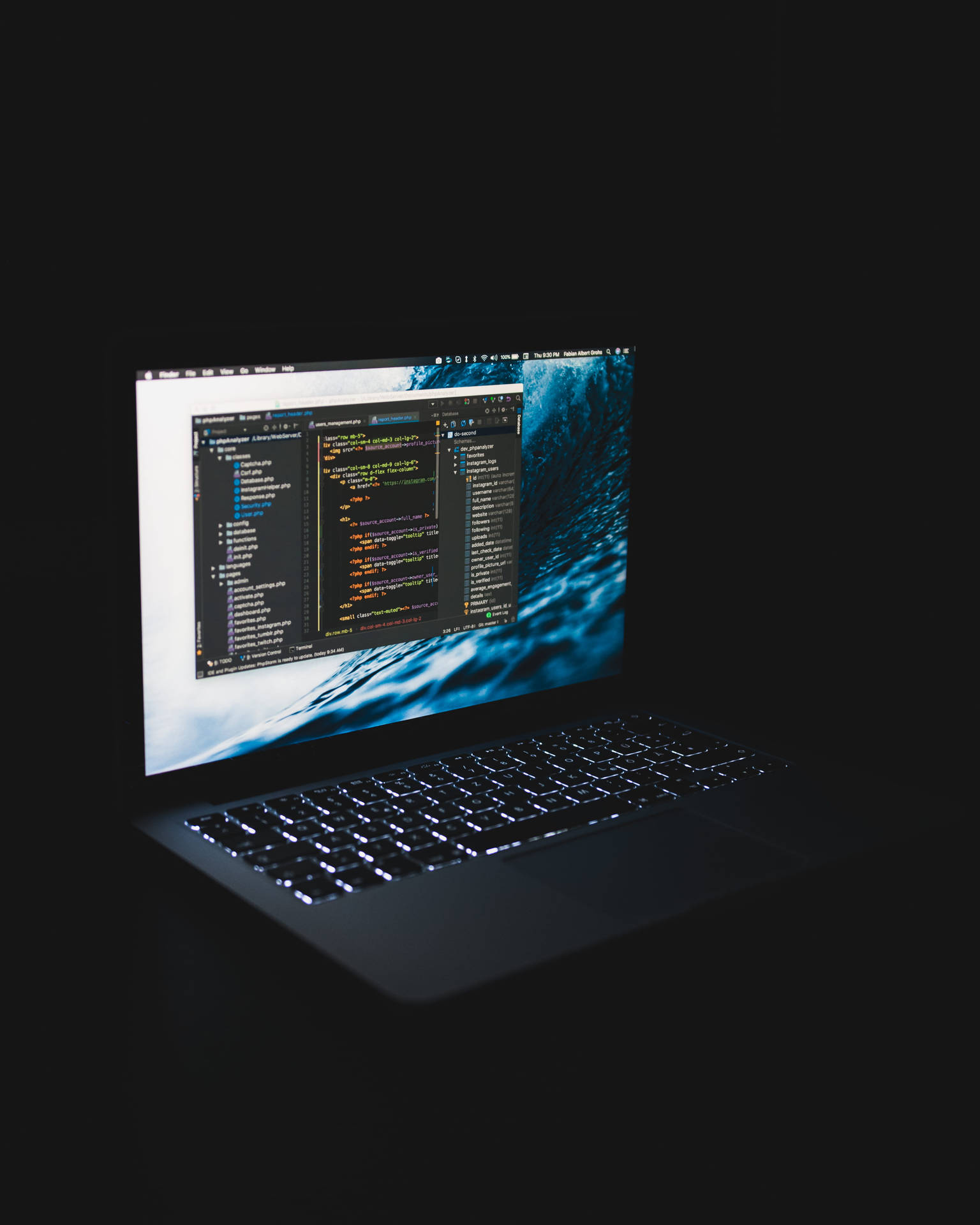 Programming On Macbook Background